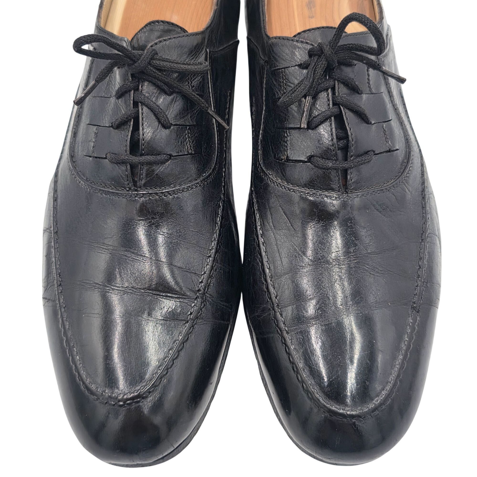 Bally Vintage Bally Italy Soft Black Leather Dress Shoes Mens 9 Size US 9 / EU 42 - 2 Thumbnail