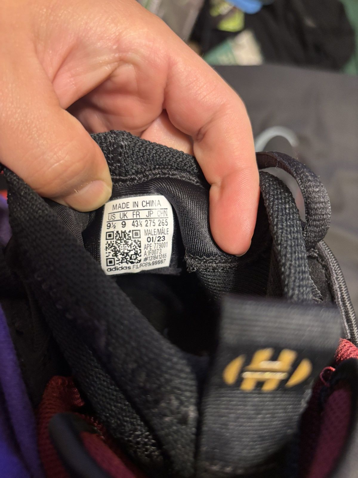 Adidas Adidas harden vol 7 ASU PE 9.5 RARE Size US 9.5 / EU 42-43 - 7 Thumbnail