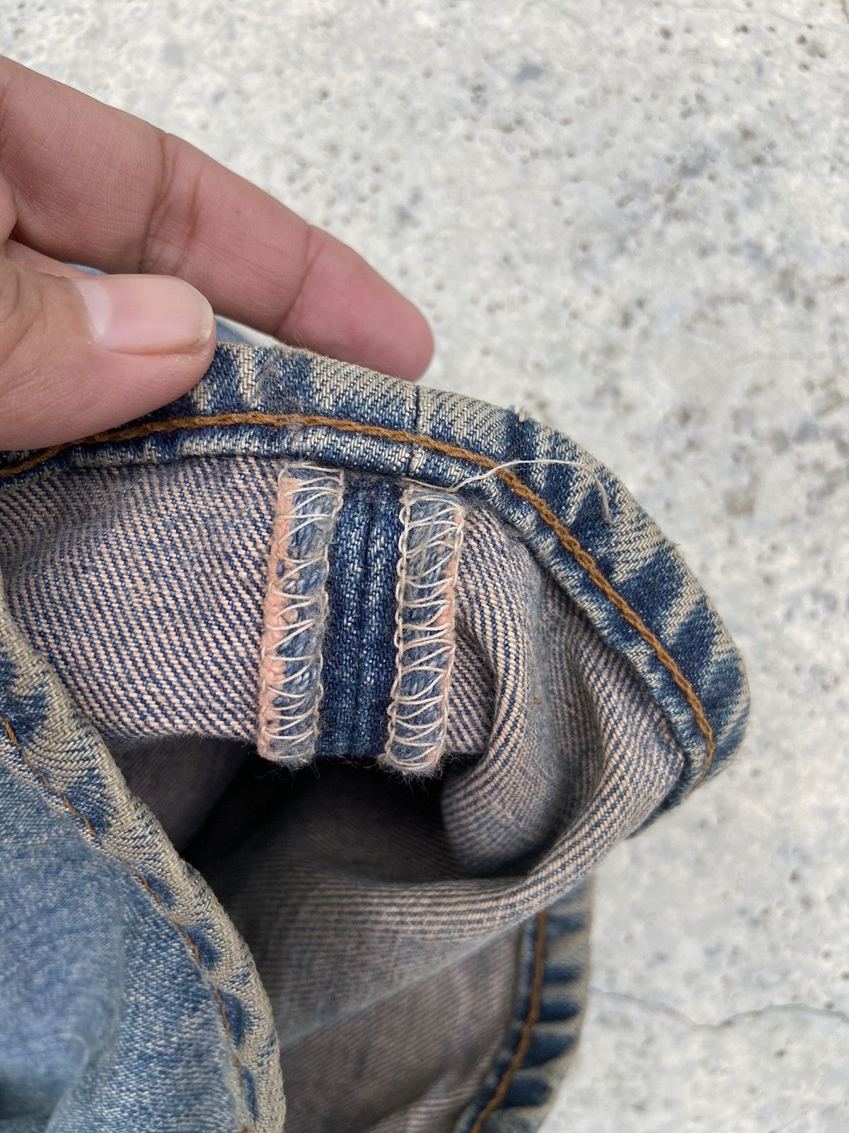 If Six Was Nine Vintage Levis 503 jeans red inside clothing flare Size US 32 / EU 48 - 15 Thumbnail