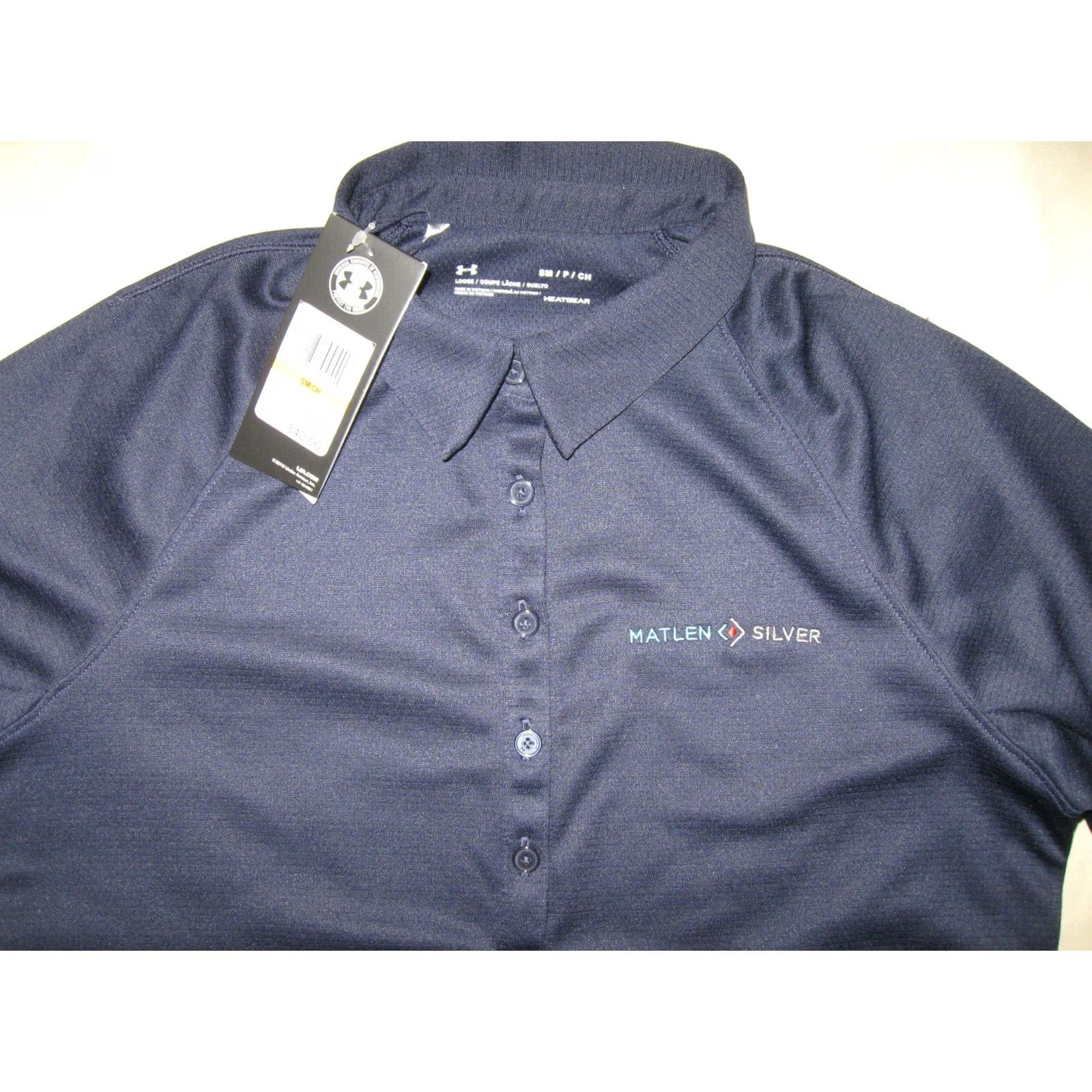 Under Armour Under Armour Polo Shirt Women Small Blue Embroidered Polo Casual Shirt Ladies IT Tech Staffing Size S / US 4 / IT 40 - 2 Thumbnail