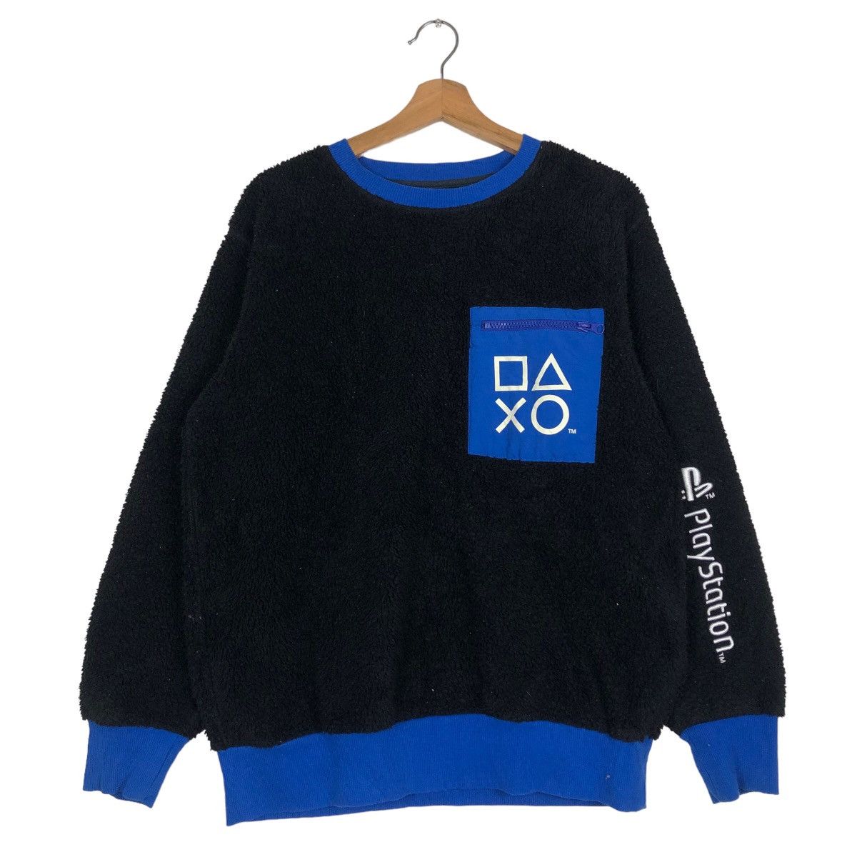 Japanese Brand 🔥Vintage Sweatshirt Fleece Playstation Japan Big Logo Size US L / EU 52-54 / 3 - 1 Thumbnail