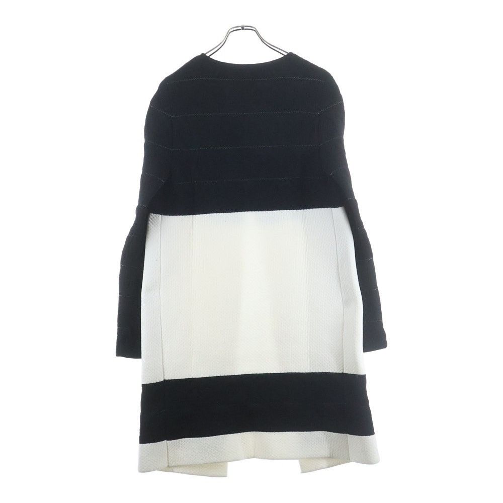 Chrome Hearts CHROME HEARTS Bicolor Knit Coat Gown Black/White Size M / US 6-8 / IT 42-44 - 2 Thumbnail