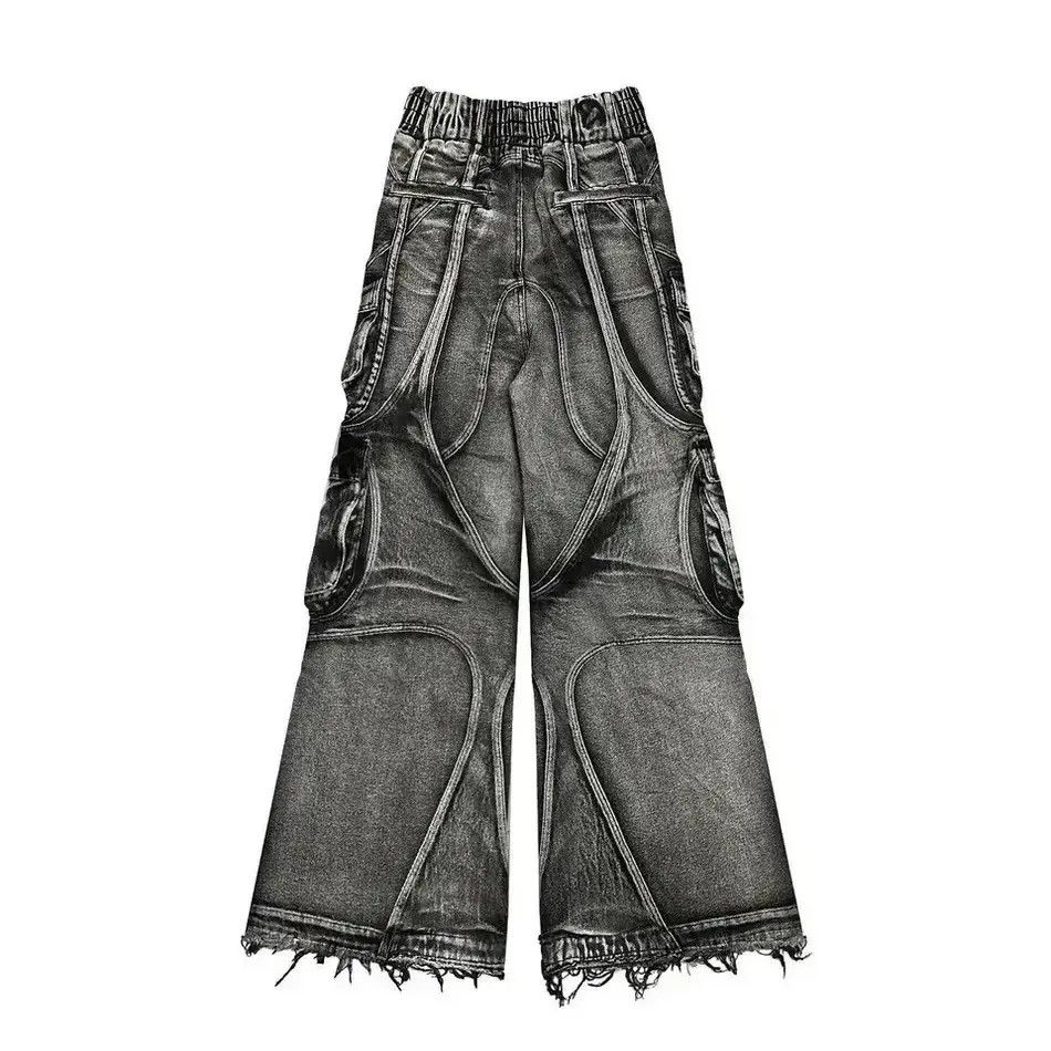 Japanese Brand Design faded y2k hip hop baggy cargo pants Size US 34 / EU 50 - 2 Thumbnail