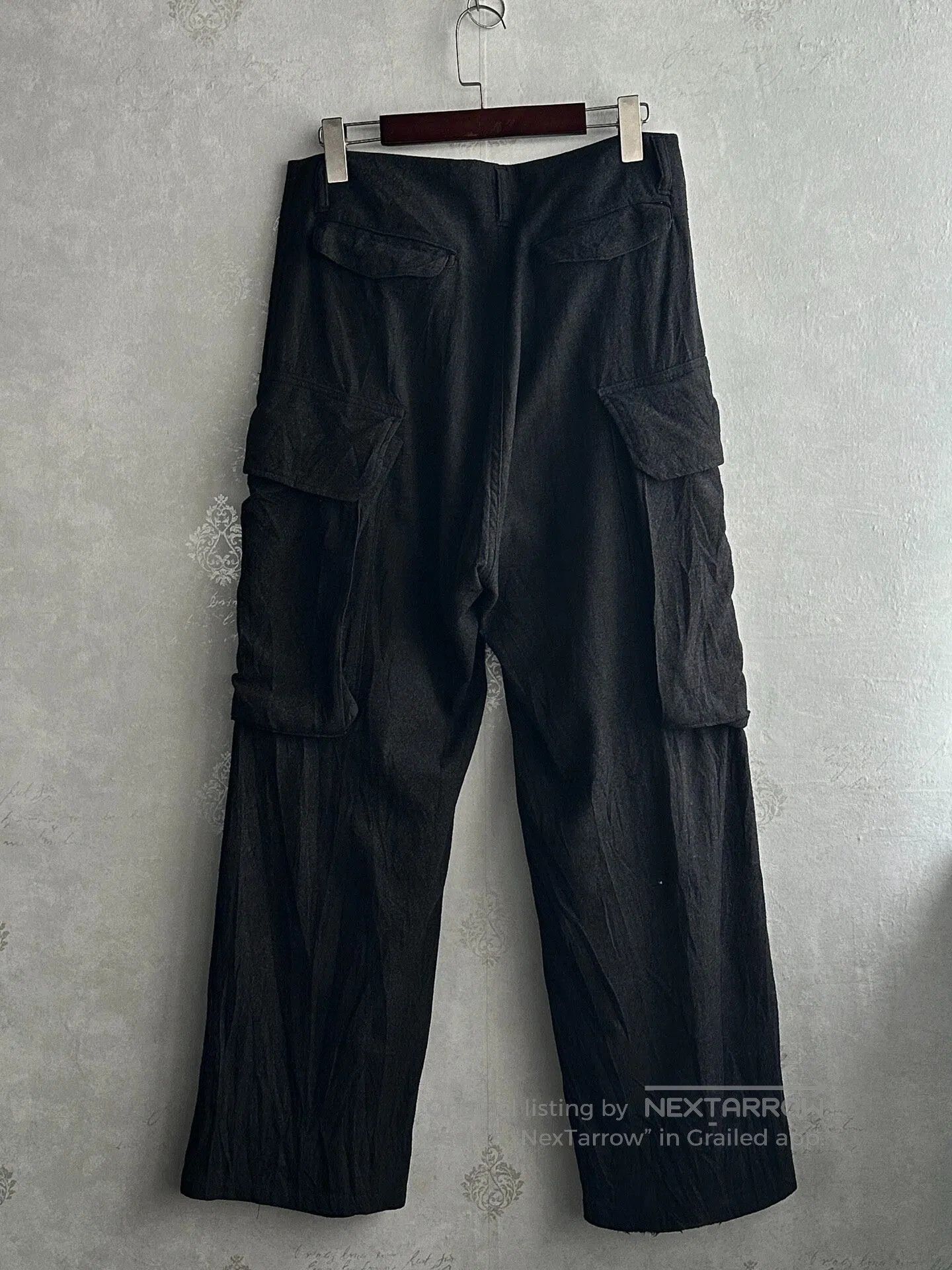 Other julius size2 04aw 3D-Pocketed Cargo Wool Long Pants| Size US 31 - 2 Thumbnail
