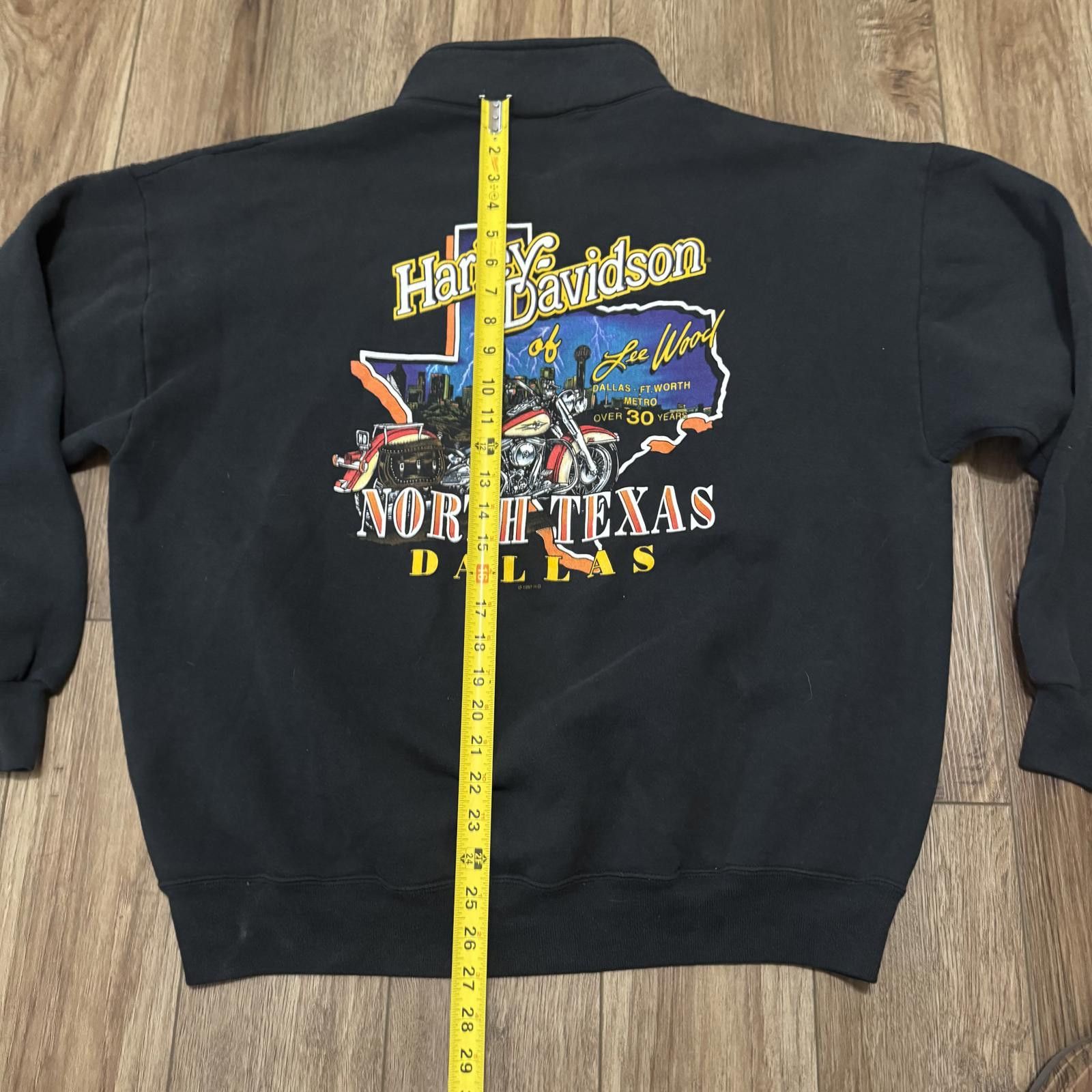 Harley Davidson Vintage 90s Harley Davidson Dallas Texas Biker Sweater Size US XXL / EU 58 / 5 - 8 Thumbnail