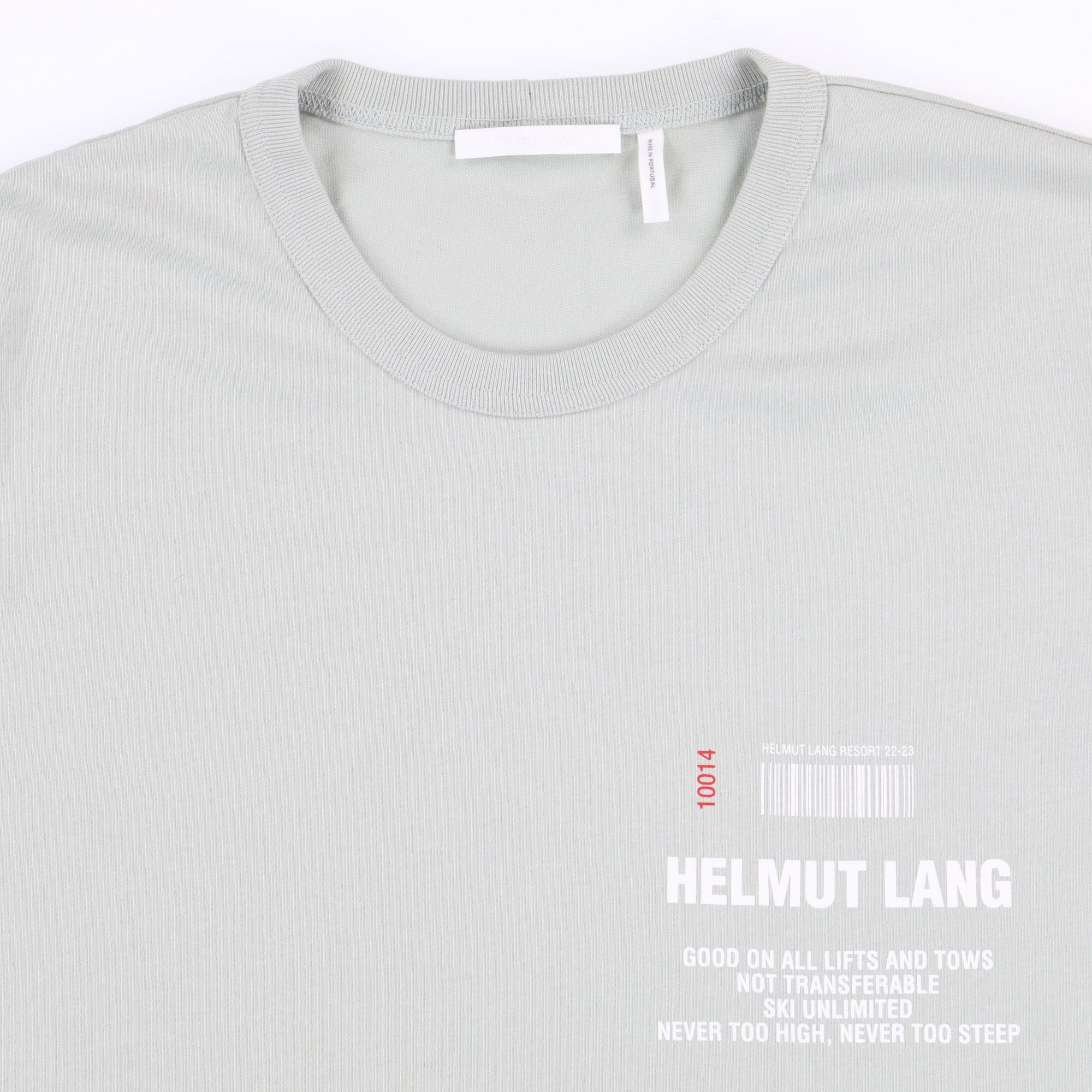 Helmut Lang Pastel Green Ski Logo T-Shirt Size US XL / EU 56 / 4 - 6 Thumbnail