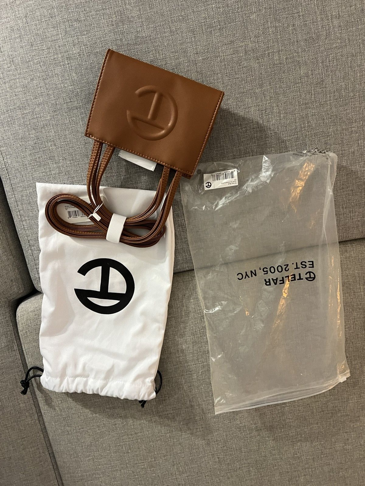 Telfar Telfar Shopping Bag Tan Size ONE SIZE - 1 Thumbnail