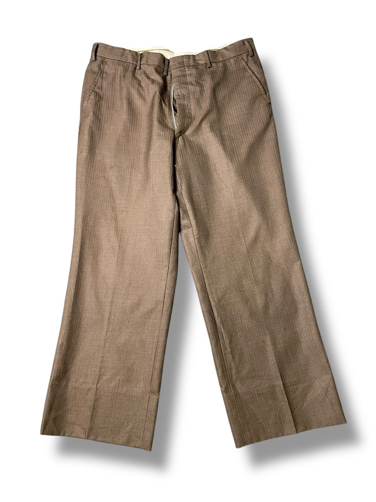 Japanese Brand × Vintage Japanese Brand Well-Made Slacks Pants (87) Size US 33 - 1 Thumbnail