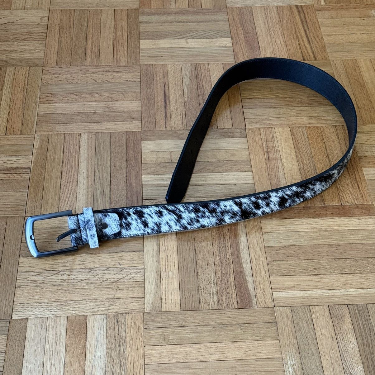 小物 mutimer COWHIDE BELT S/M, Triple Black Cowhide Belt – Mutimer