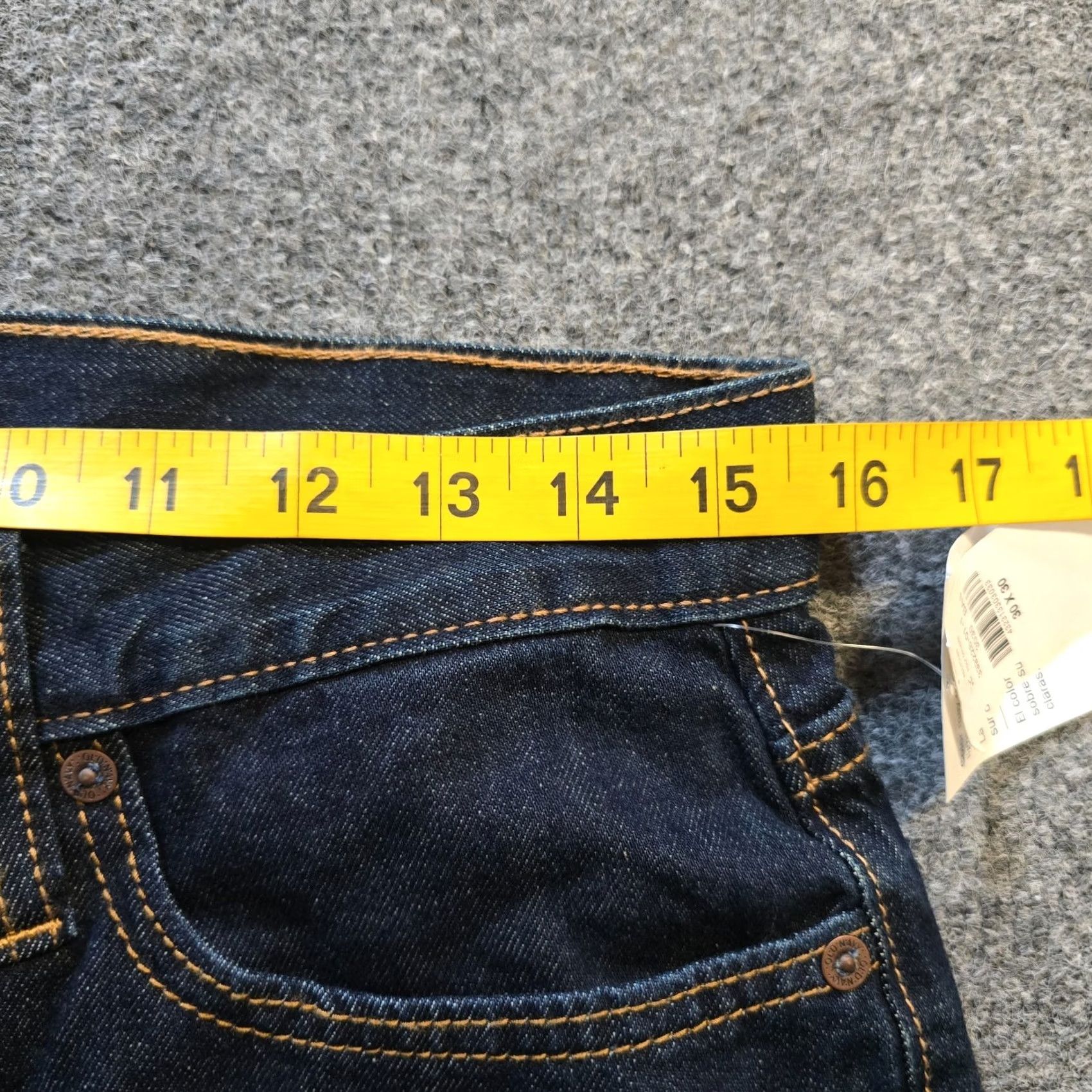 Old Navy Old Navy Jeans Mens 30x30 Blue Straight Leg Dark Wash Mid Rise Capsule Casual Jeans Regular Men XS? Size US 30 / EU 46 - 7 Thumbnail