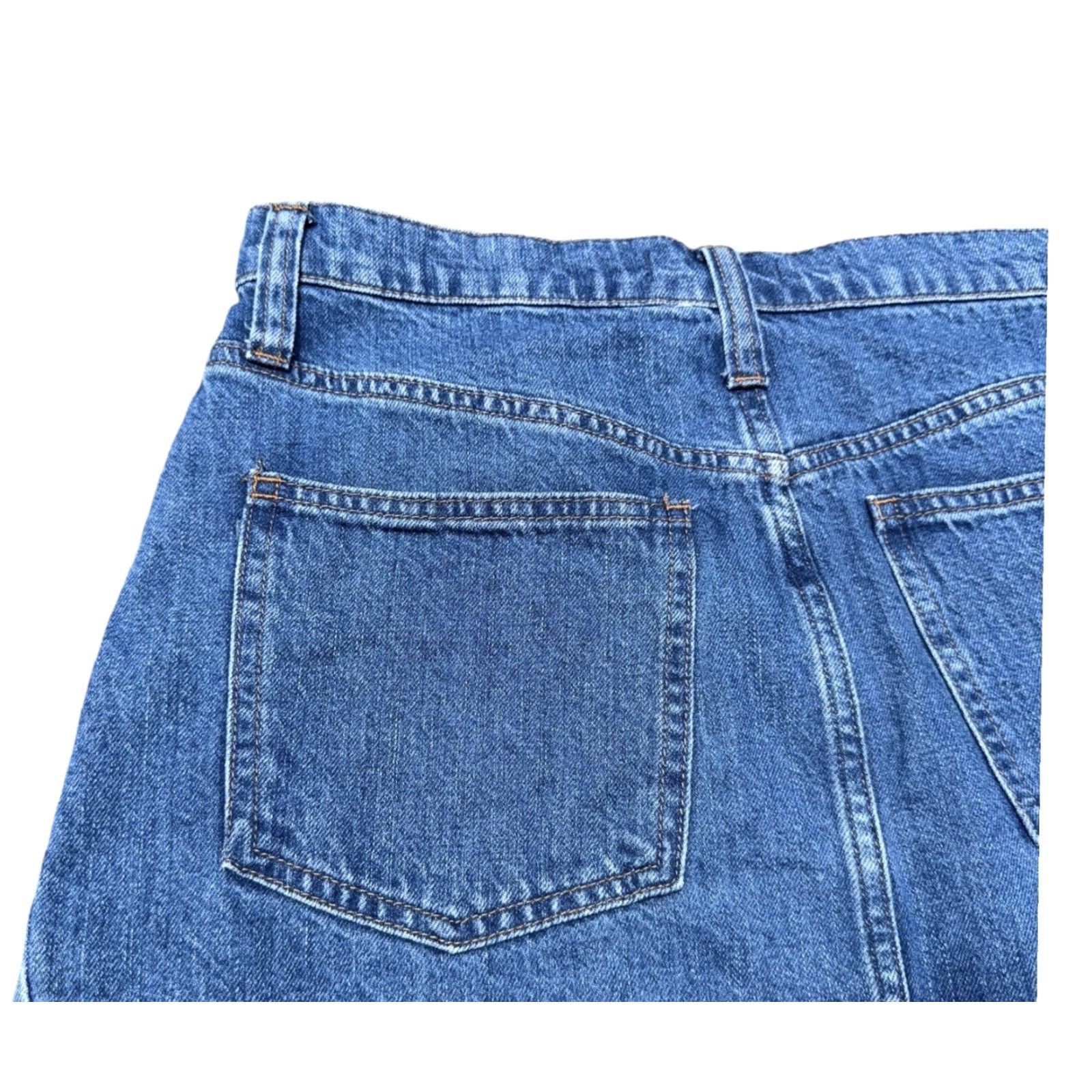 Madewell Madewell Skirt A-Line Denim Blue 29 Women Short Lined Pieced Edition Rigid® (if applicable) Size 29" - 6 Thumbnail