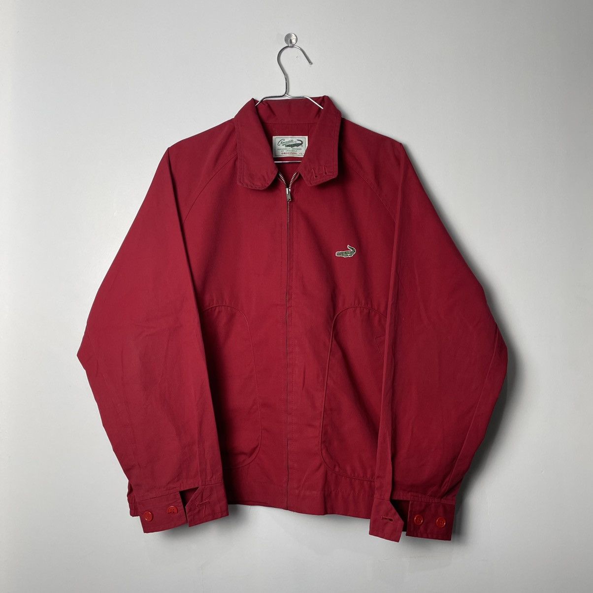 Lacoste Vintage Lacoste Crocodile Haringgton Jacket Size US S / EU 44-46 / 1 - 1 Thumbnail