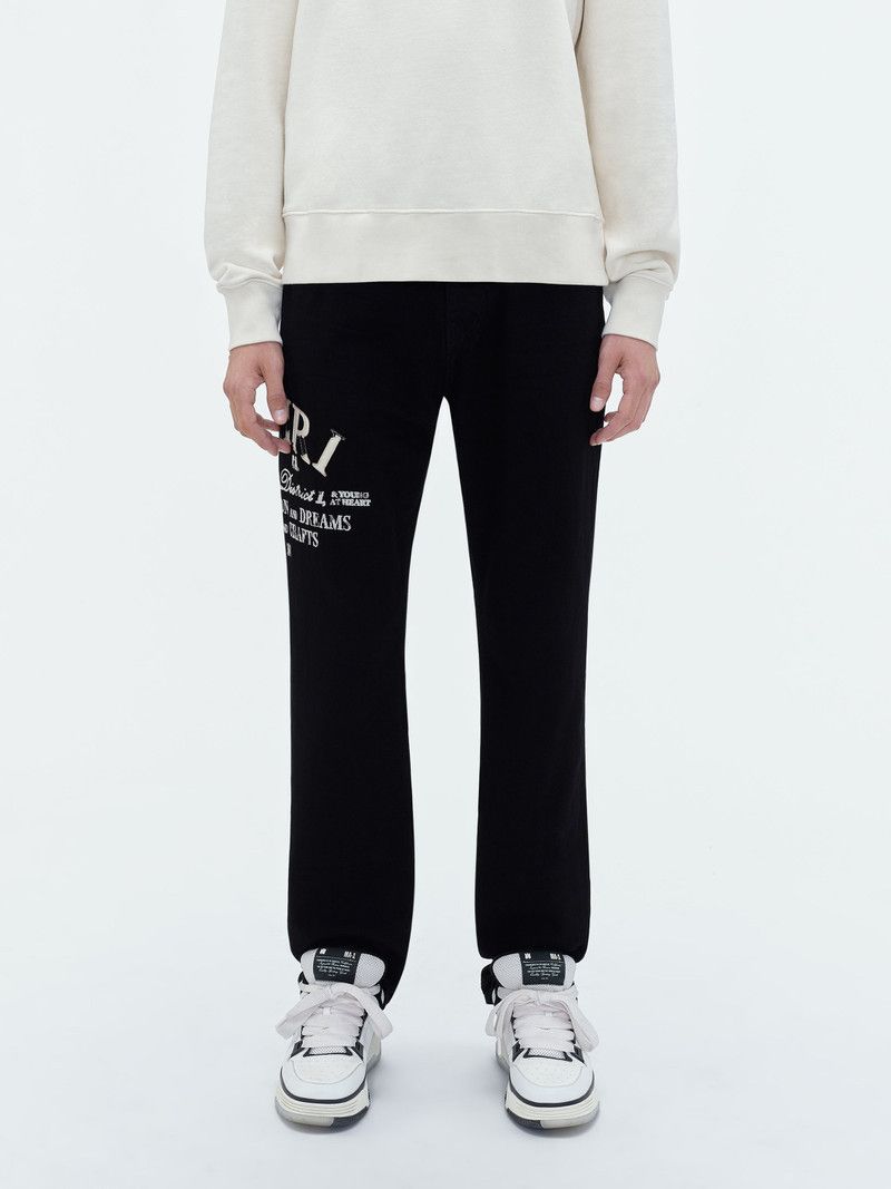 Amiri o1mle0426 Distressed Arts District Jeans in Black Size US 34 / EU 50 - 3 Thumbnail