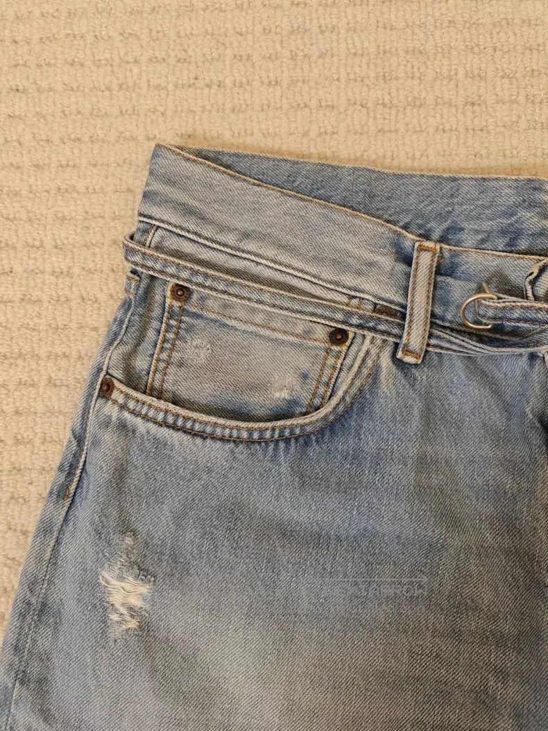 Acne Studios Acne Studios Solid-colored, non-elastic, loose, adjustable Size US 31 - 3 Thumbnail