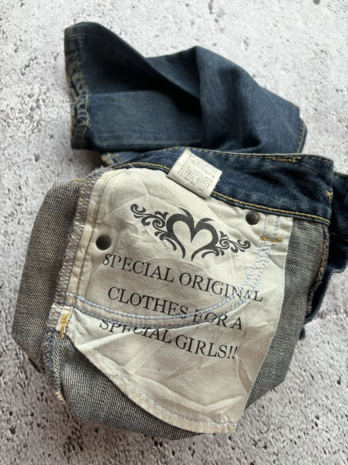 Tornado Mart 2000's Flare Moussy Denim Jeans Size US 29 - 8 Thumbnail