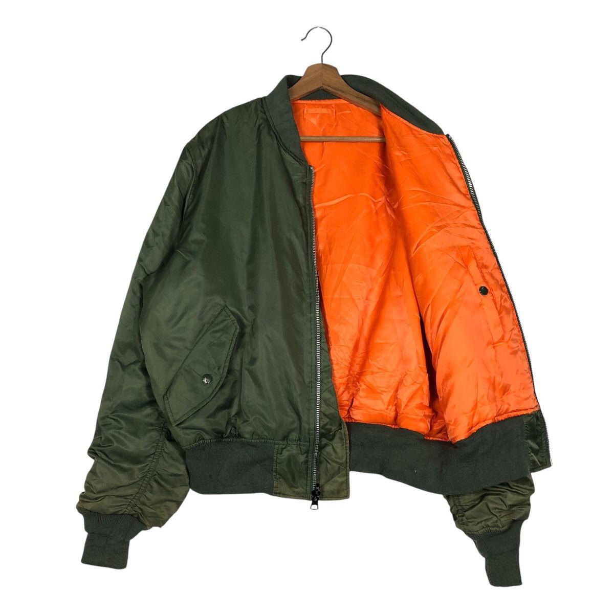 Japanese Brand 📌Vintage Bomber Jacket Reversible Knox Armory Ma-1 Design Size US M / EU 48-50 / 2 - 12 Thumbnail