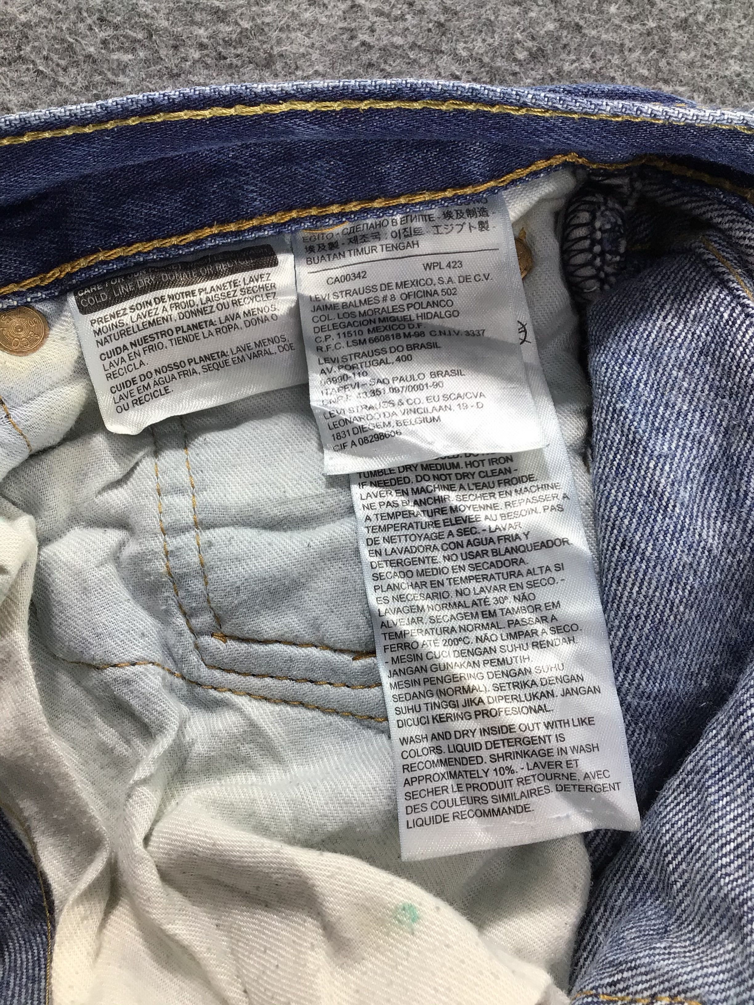 Levi's Blue Wash Levis 501 Jeans-J389 Size US 28 / EU 44 - 12 Thumbnail