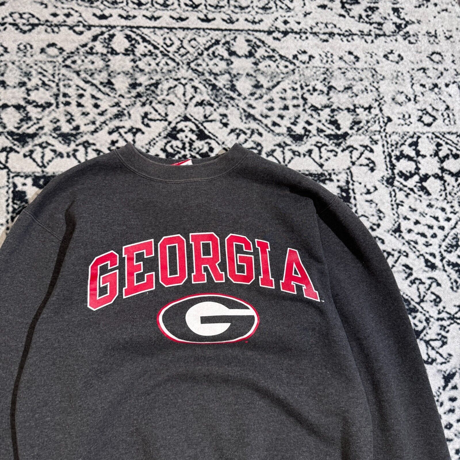 Champion × Vintage Champion Unisex Grey Cotton Sweatshirt Size S Regular Fit Size US S / EU 44-46 / 1 - 4 Thumbnail
