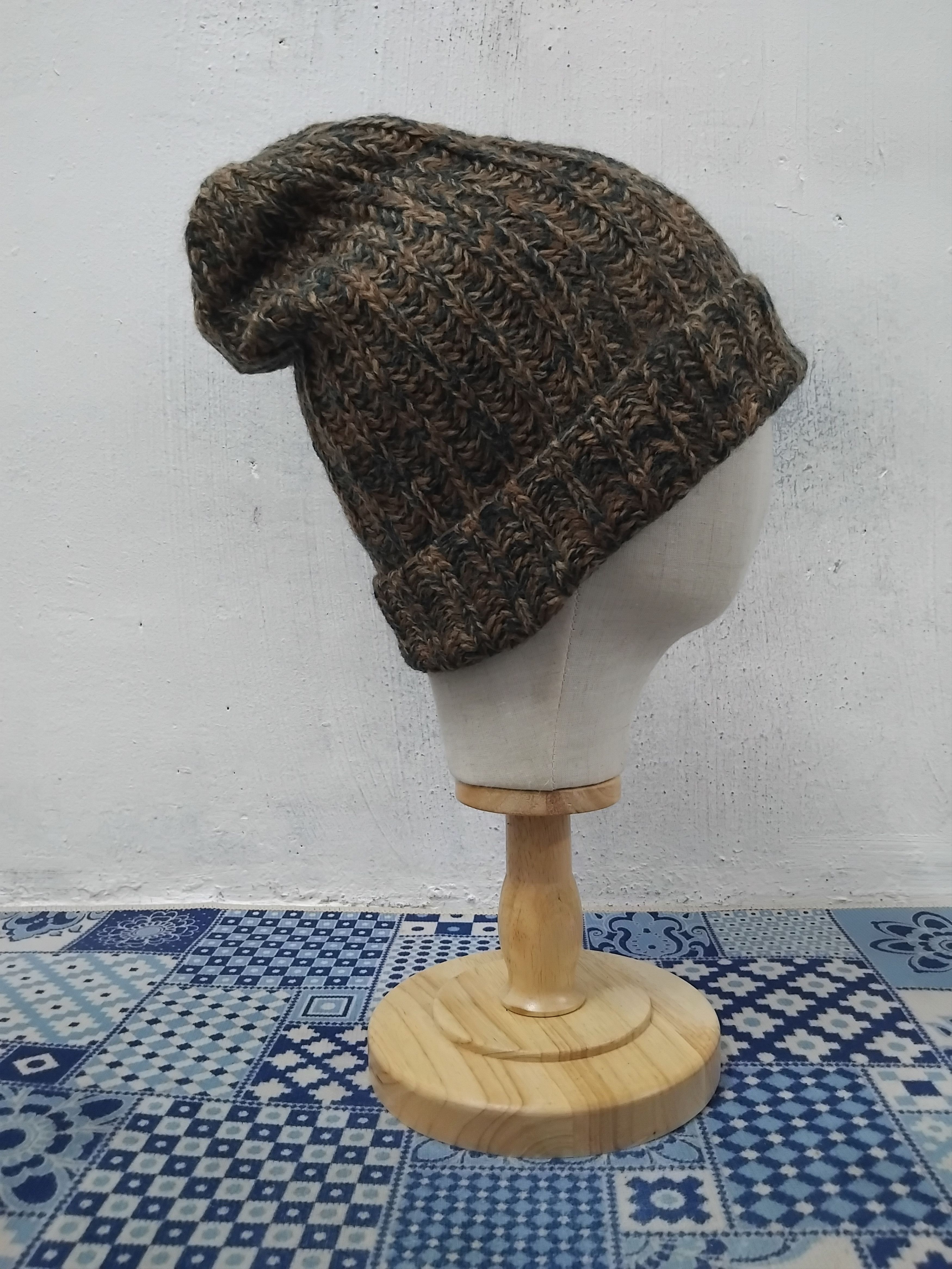 Japanese Brand 💥Unnamed brown colour Japanese style beanie Size ONE SIZE - 4 Thumbnail