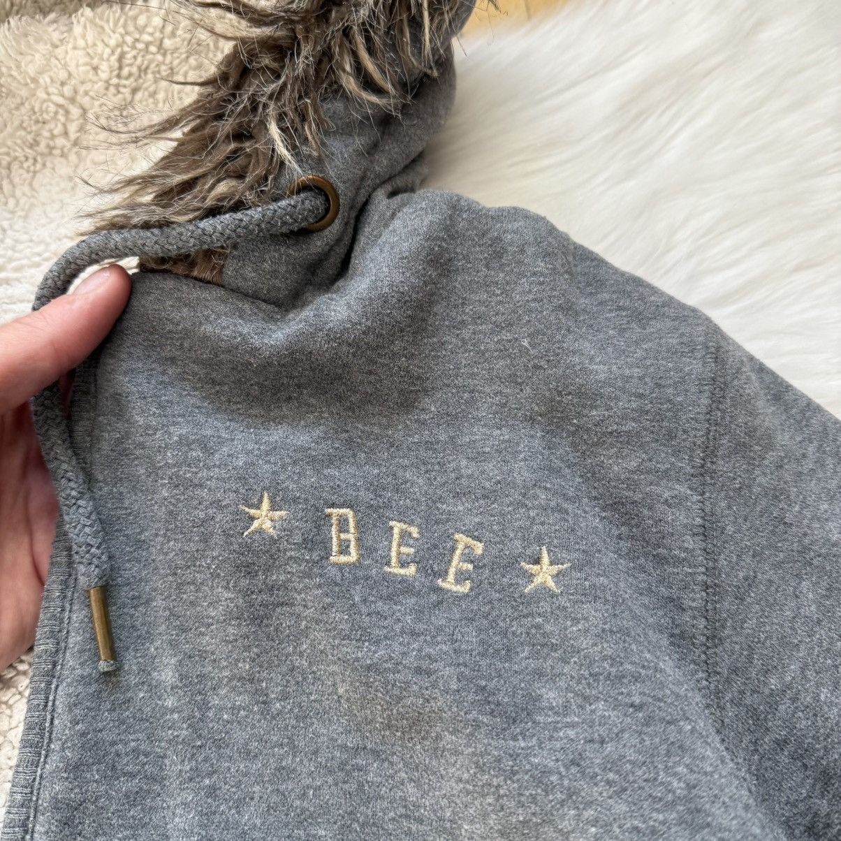 If Six Was Nine 📌 Crazy BizzBee Vintage Y2K Faux Fur Zip-Hoodie Size L / US 10 / IT 46 - 7 Thumbnail