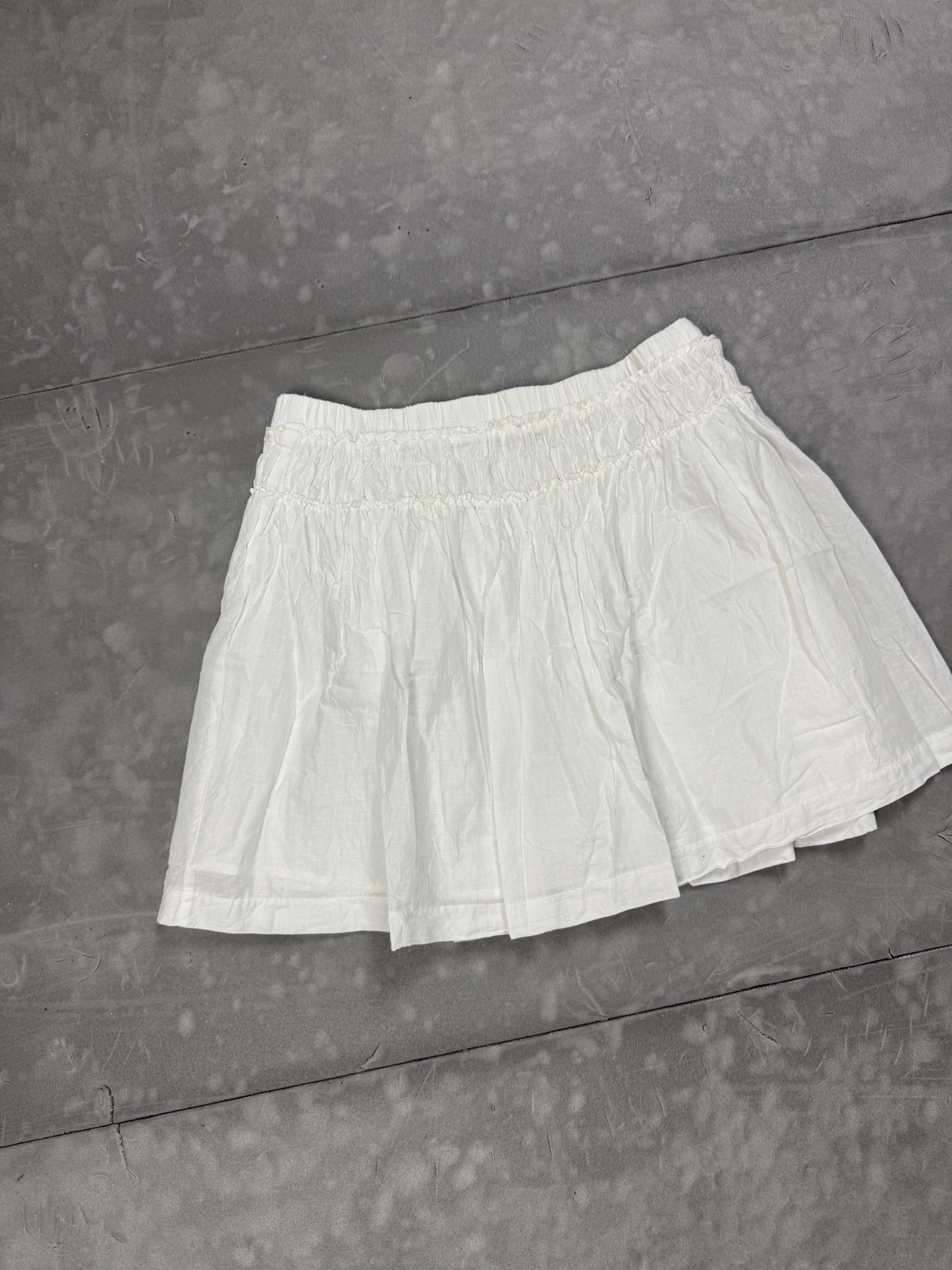 Vintage Vintage Coquette White Breezy Mini Skirt S/M 90s y2k Size 26" / US 2 / IT 38 - 9 Thumbnail