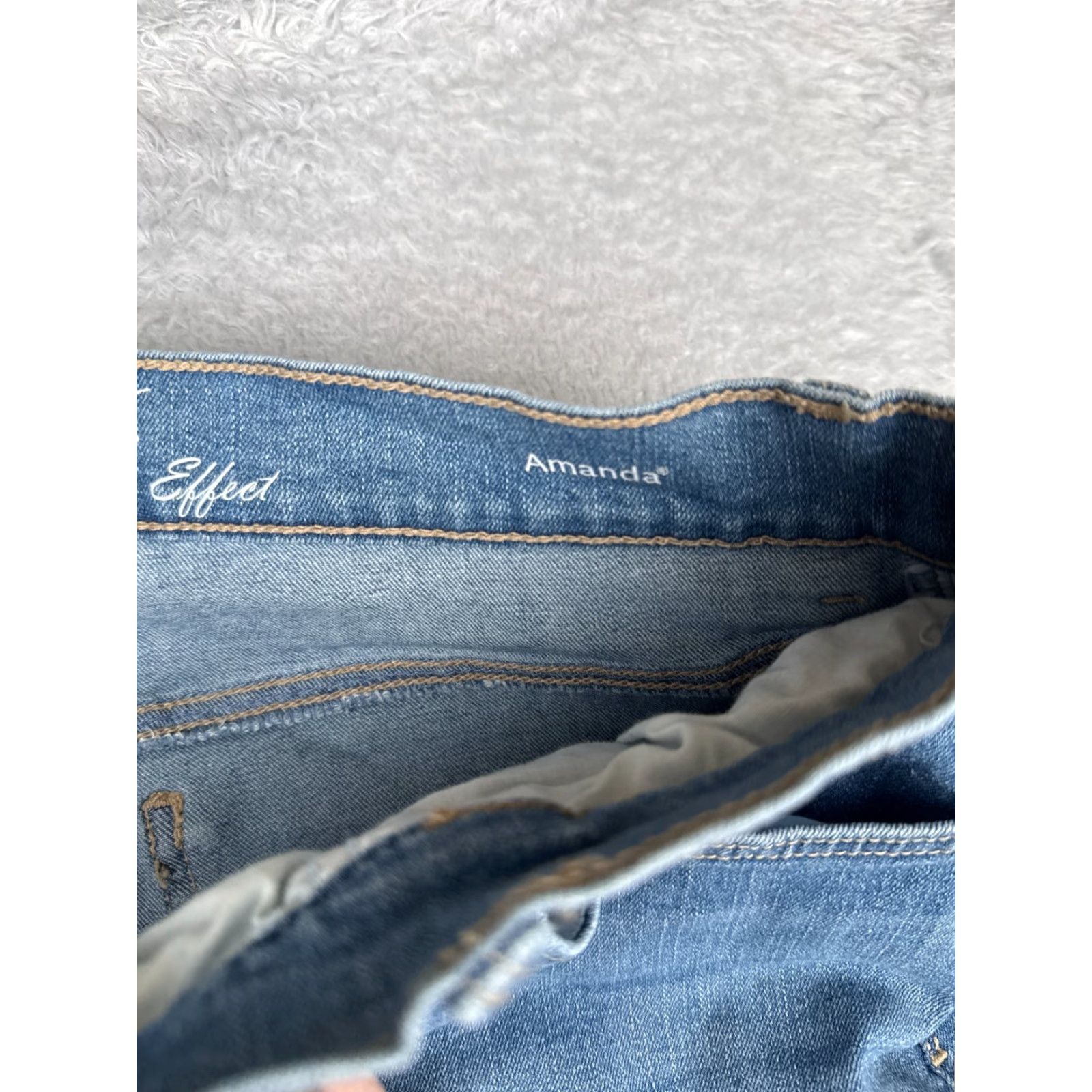 Gloria Vanderbilt Gloria Vanderbilt Jeans Capri 12P Womens Blue Denim Amanda Cotton Blend 31x18 Size 34" / US 12 / IT 48 - 7 Thumbnail