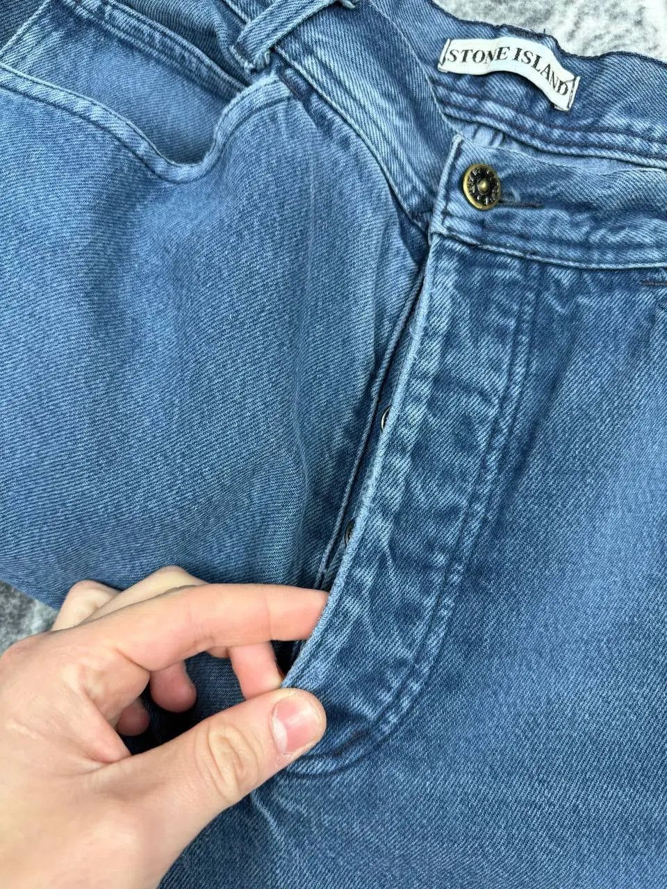 Stone Island Vintage Stone Island Denim Jeans Archive 90s Size US 32 / EU 48 - 10 Thumbnail