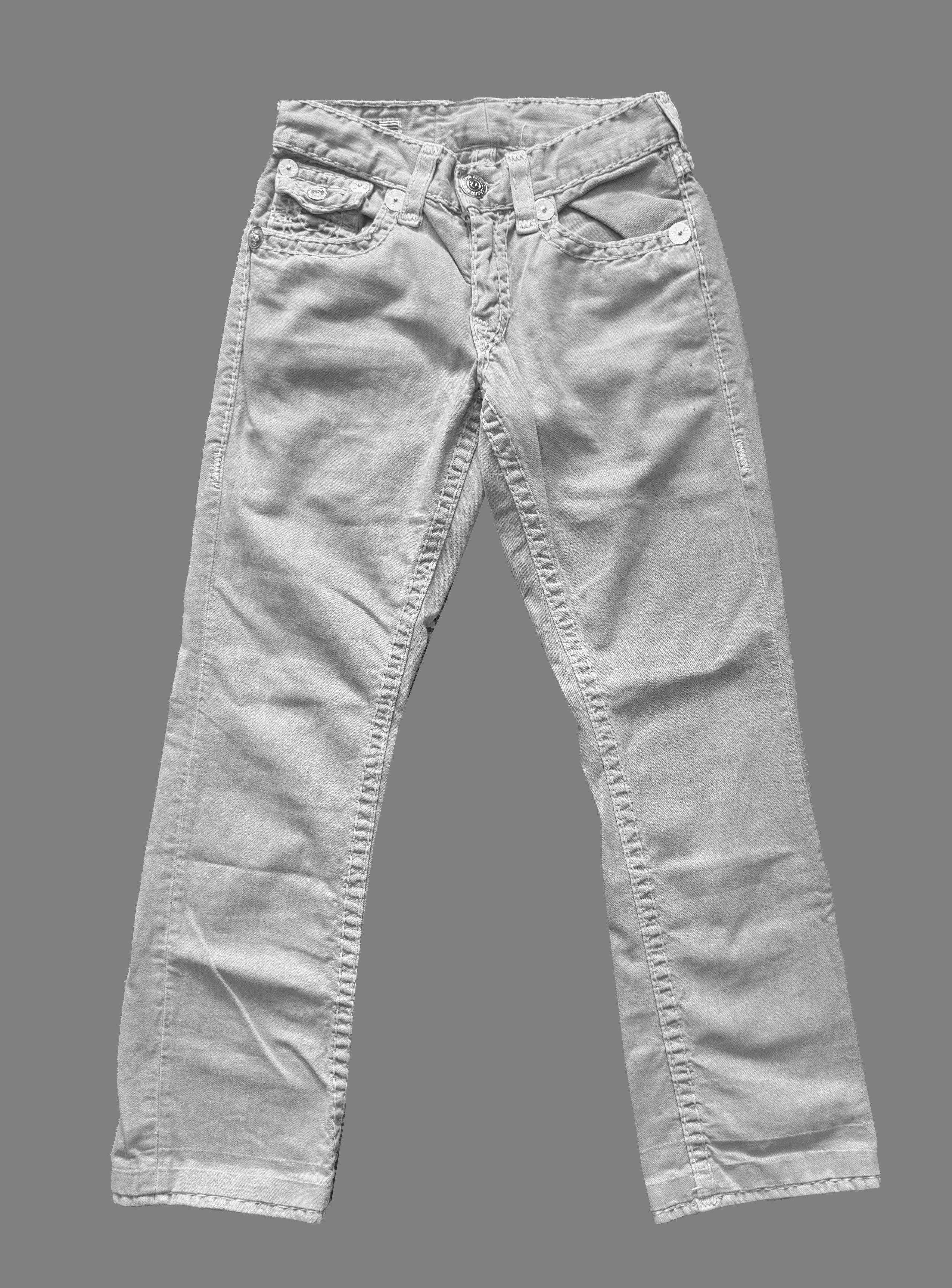 True Religion TRUE RELIGION RICKY SUPER T LIGHT GREY Size US 28 / EU 44 - 1 Thumbnail