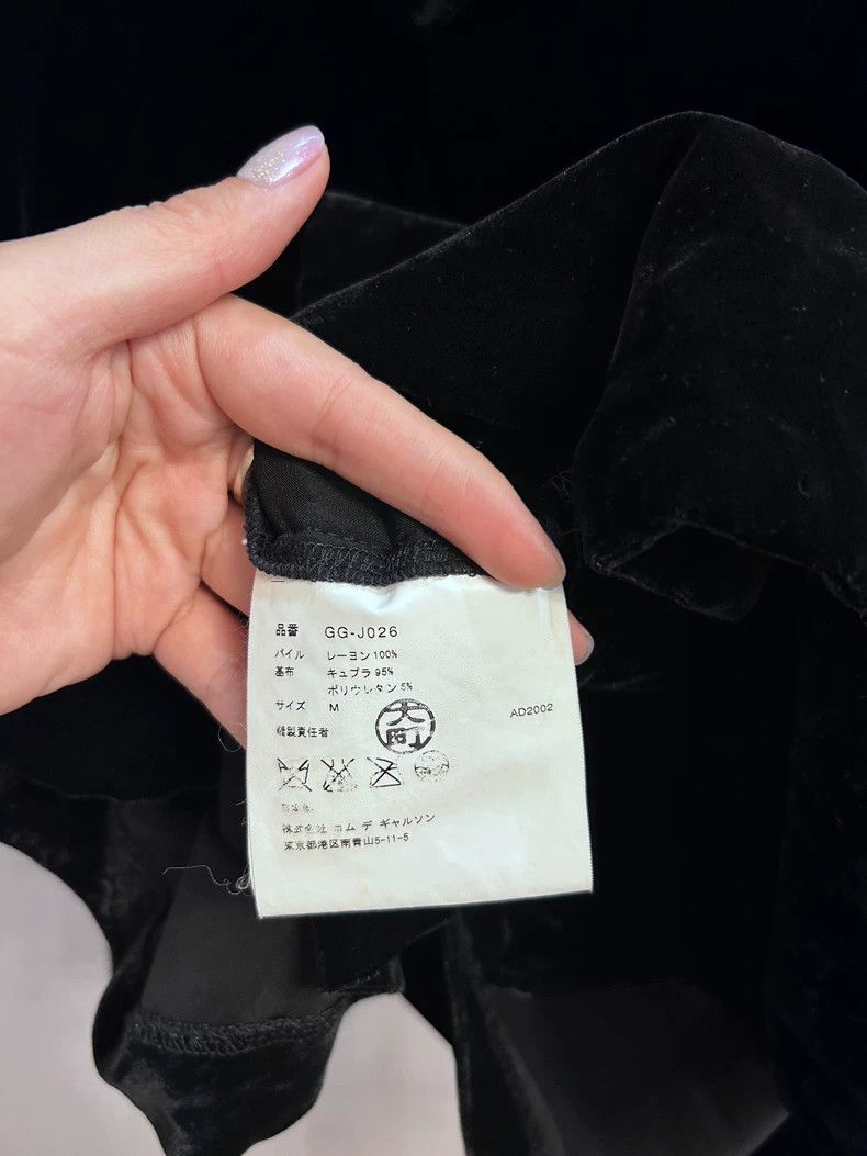 Comme des Garcons Comme des Garcons Twisted irregular velvet coat Size M / US 6-8 / IT 42-44 - 5 Thumbnail