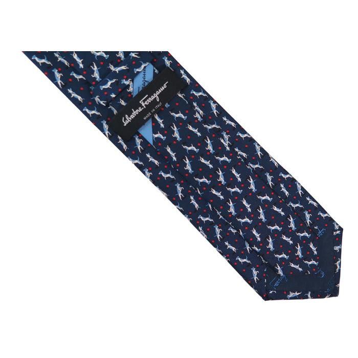 Salvatore Ferragamo o1s1rm1024 Size: OS / Silk Tie in Multicolor Size ONE SIZE - 5 Thumbnail