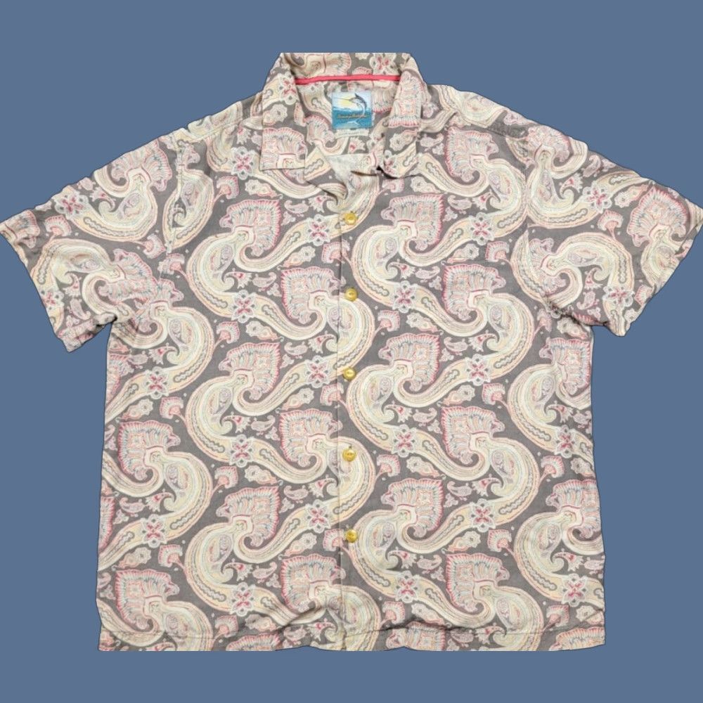Tommy Bahama Tommy Bahama Shirt Mens XL Island Modern Fit Floral 100% Silk Beach Multicolor Button-Up Casual Shirt Mens XL Beach Hawaiian Floral Silk Shirt Size US XL / EU 56 / 4 - 1 Thumbnail