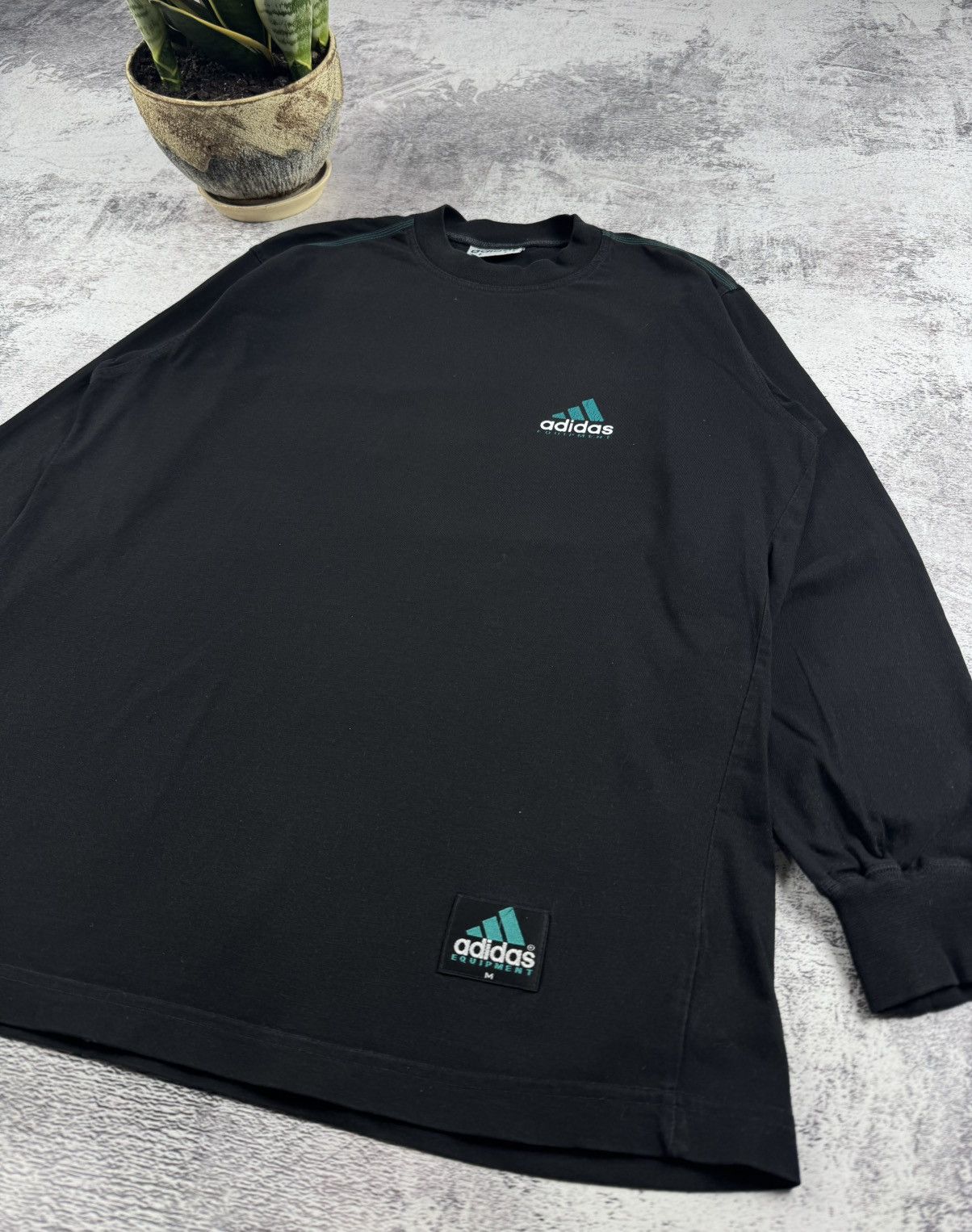 Adidas Adidas Equipment D5 F3 Basic Longsleeve Pullover Sweatshirt Size US M / EU 48-50 / 2 - 6 Thumbnail