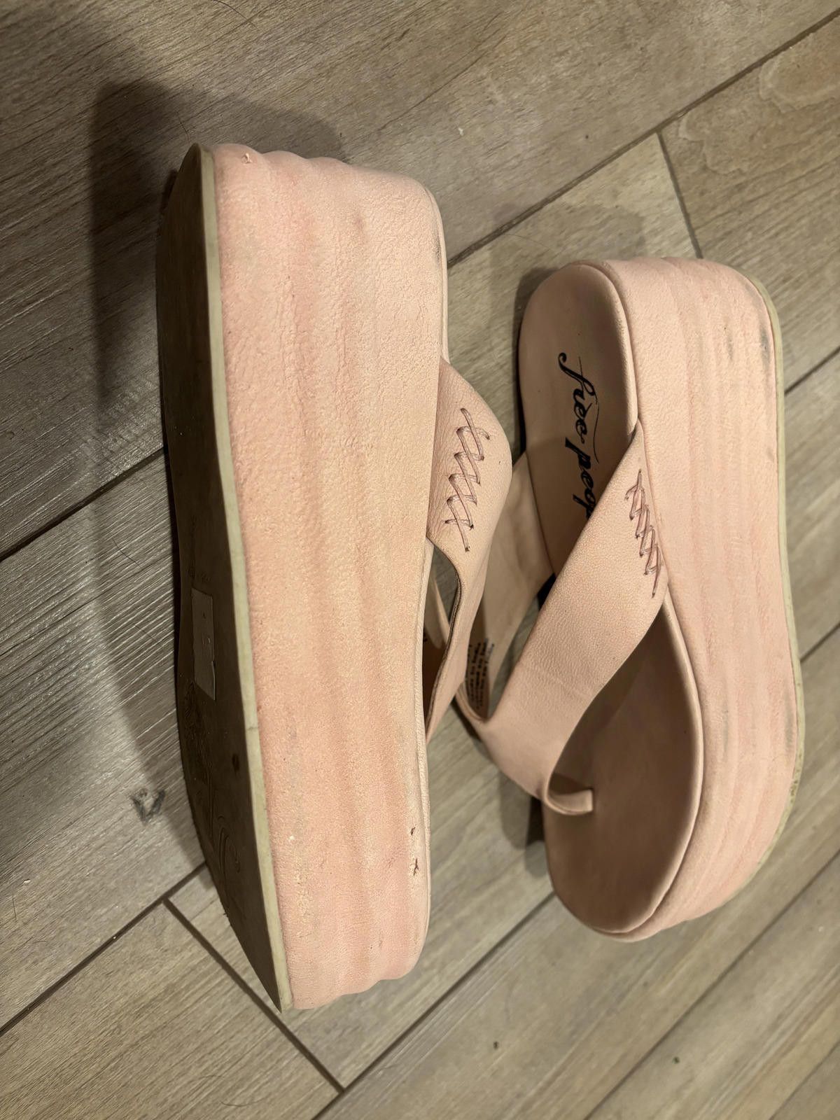 Free People Free People Women's Platform Flip Flop Sandals sz 6 Size US 6 / IT 36 - 5 Thumbnail