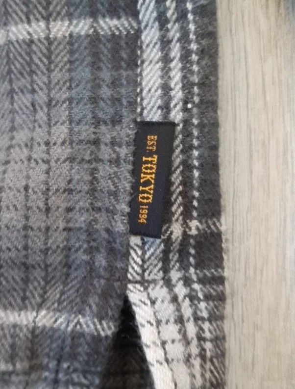 Neighborhood NEIGHBORHOOD Grey Plaid Flannel Shirt XL Crafted With Pride Size US XL / EU 56 / 4 - 9 Thumbnail