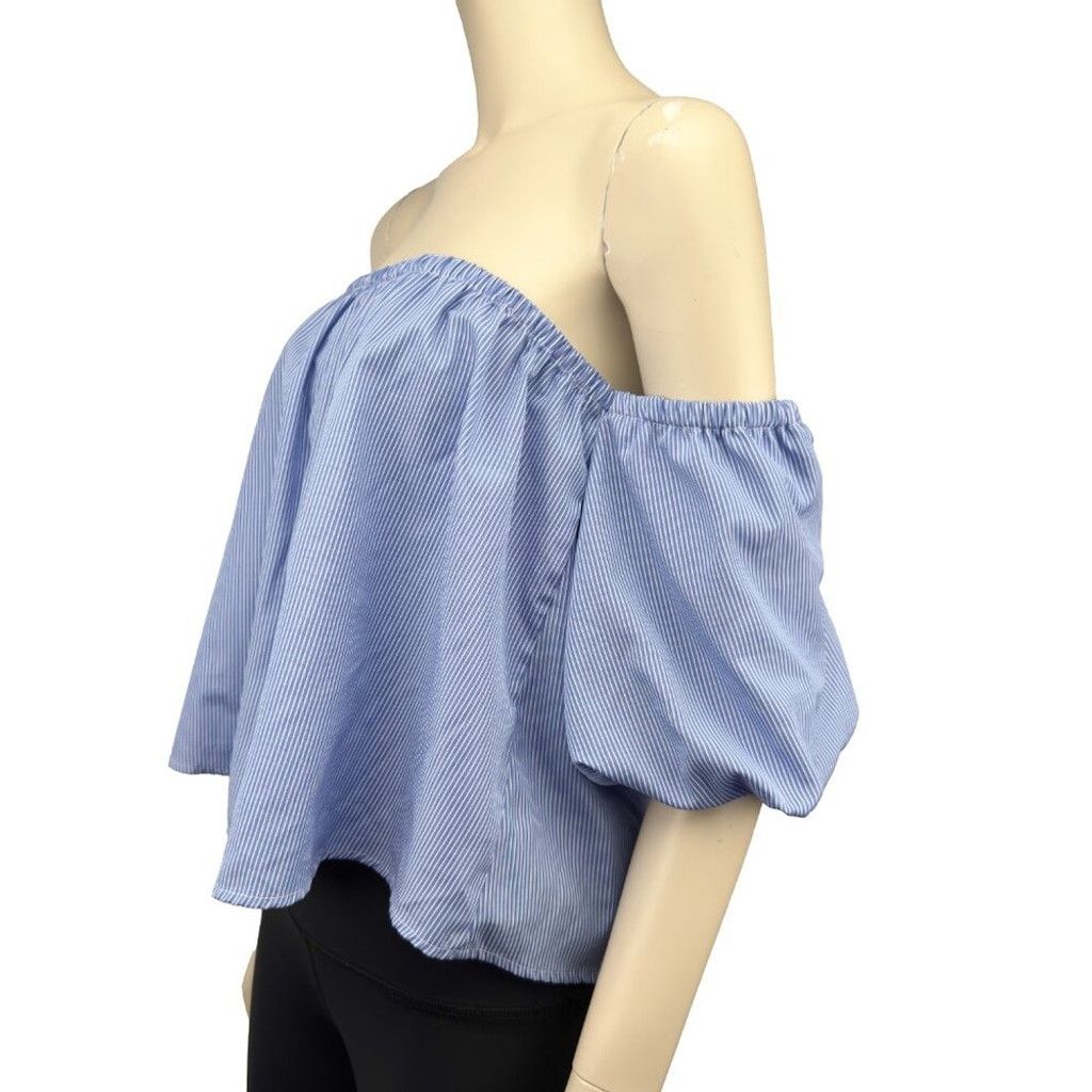 Other SOPHIE RUE ANTHRO Sailor chic Blue White Off Shoulder Top M Size L / US 10 / IT 46 - 2 Thumbnail