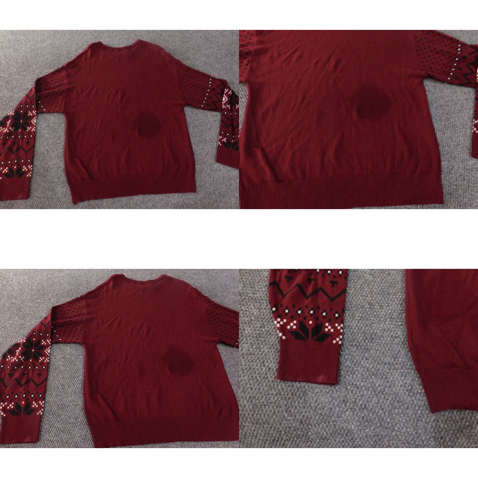 Disney Disney Star Wars Sweater Mens M Red Christmas Pullover Crew Neck Raglan Sleeve Knit Lightweight Holiday VINTAGE? Size M / US 6-8 / IT 42-44 - 8 Thumbnail
