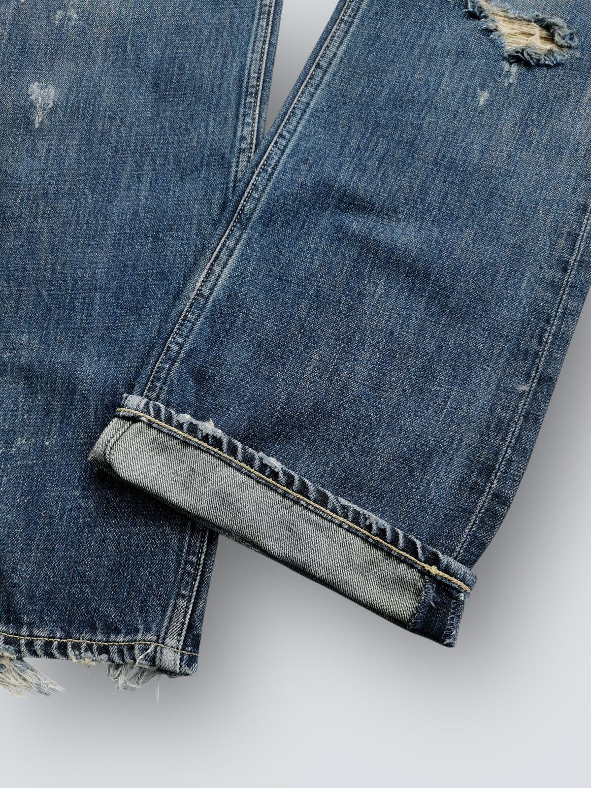 Mastermind Japan Mastermind Roarguns Roar Cross Guns Distressed Denim Jeans Size US 32 / EU 48 - 11 Thumbnail