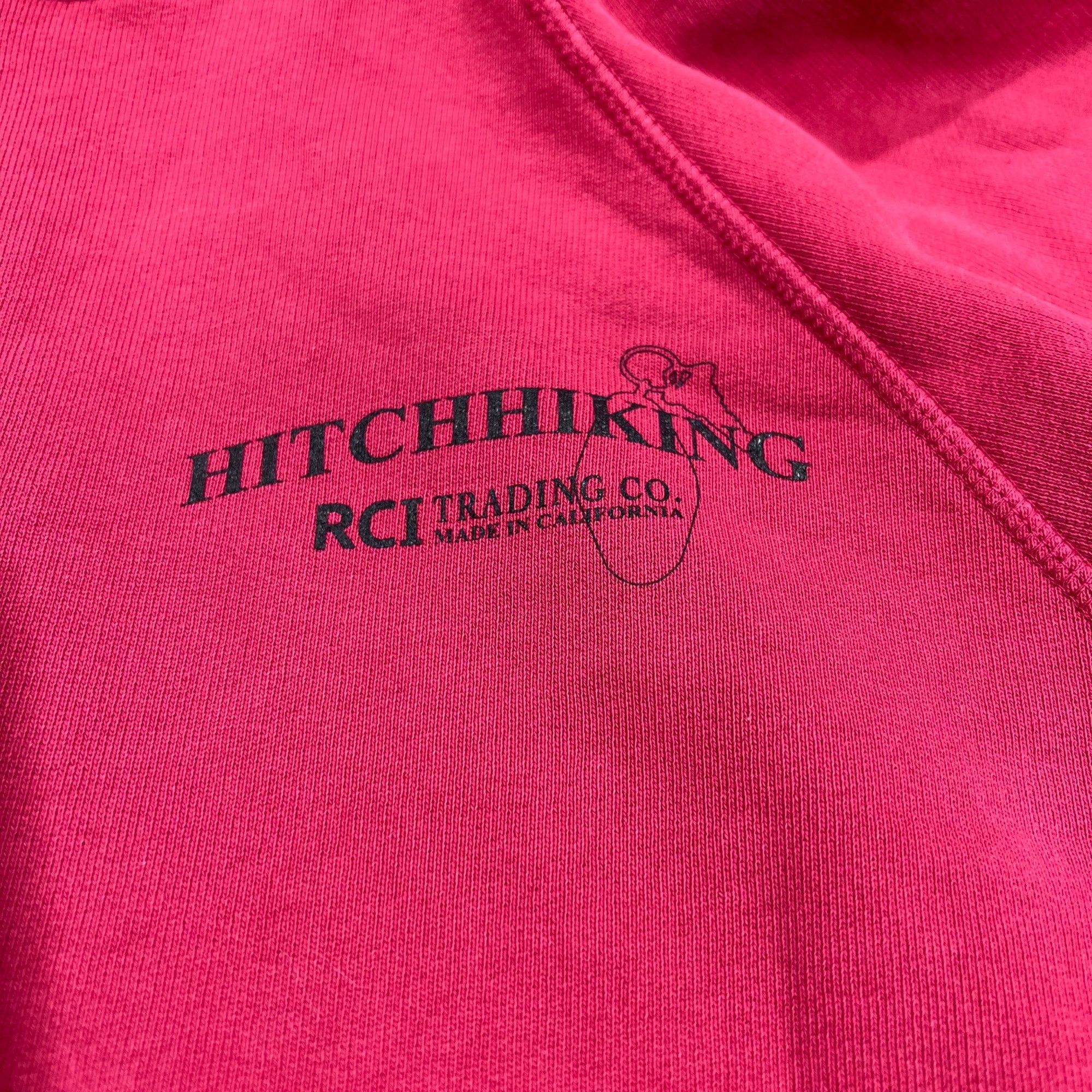 Reese Cooper NEW REESE COOPER HITCHHIKING RED GRAPHIC JERSEY HOODIE S Size US S / EU 44-46 / 1 - 5 Thumbnail