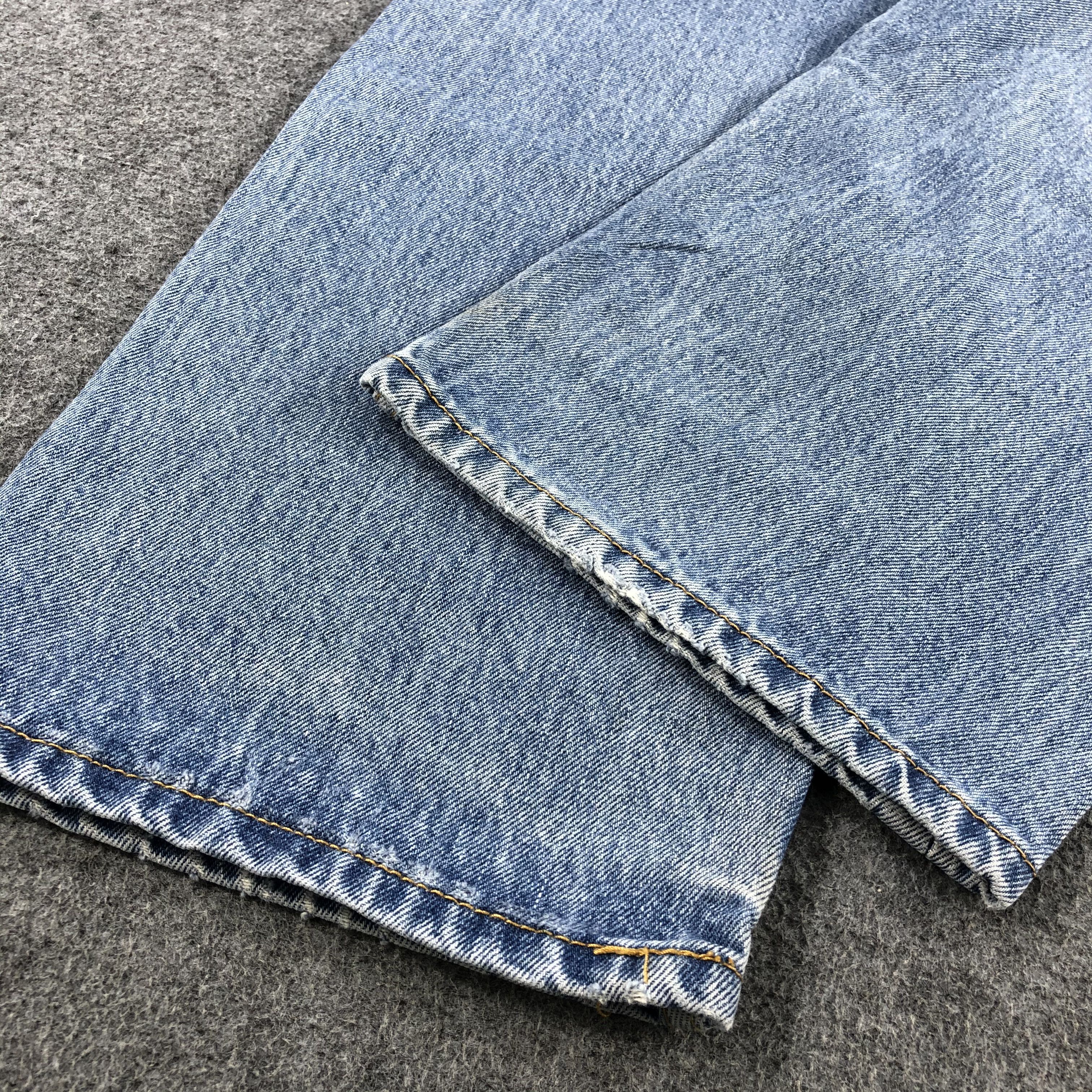 Levi's Vintage Blue Wash Levis 505 Jeans-J2141 Size US 37 - 6 Thumbnail