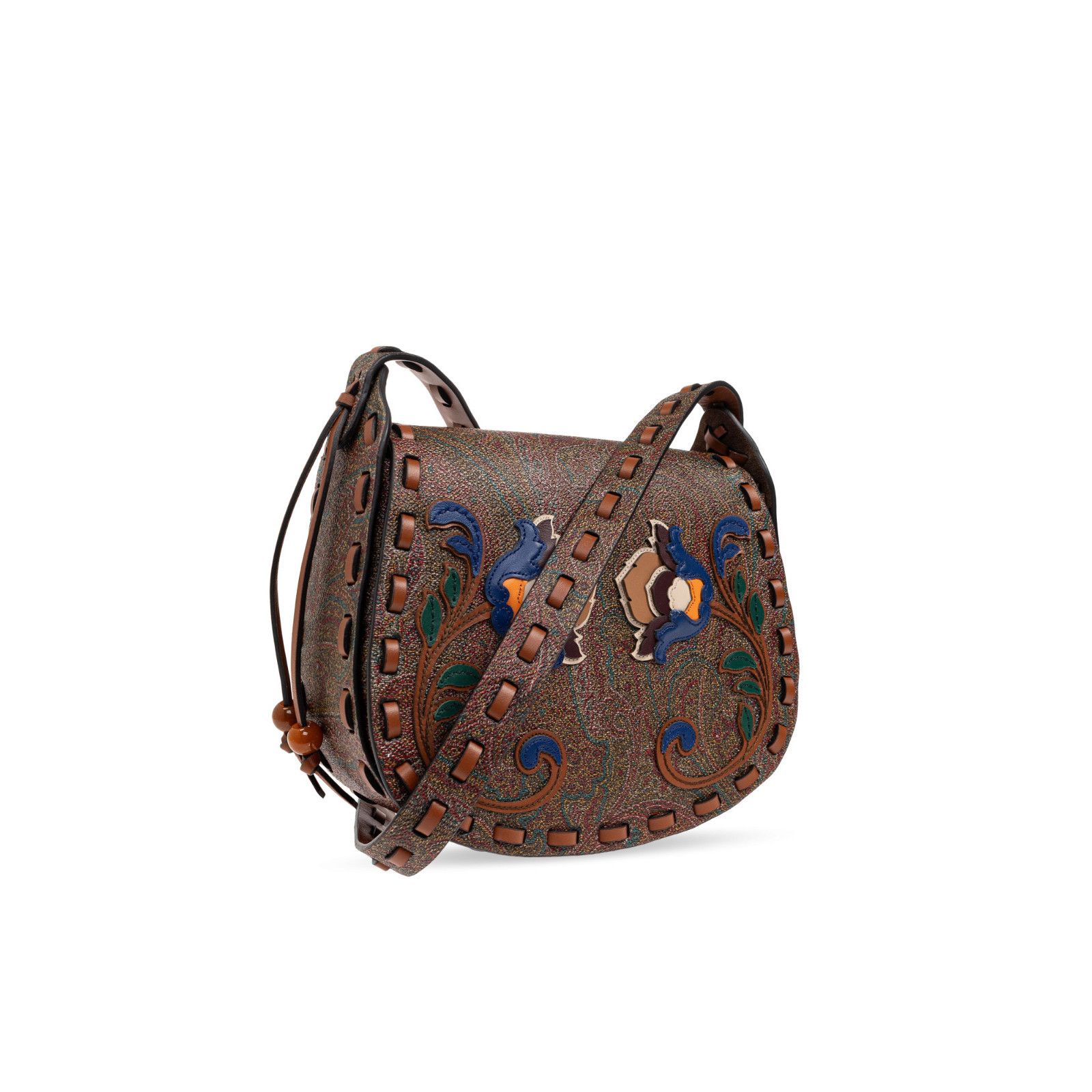 Etro ETRO Drya Small Brown Leather Shoulder Bag New And Authentic Size ONE SIZE - 3 Thumbnail