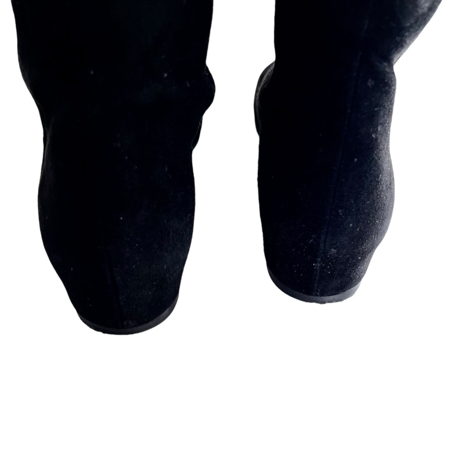 Stuart Weitzman Stuart Weitzman Black Suede Hidden Wedge Knee Tall Boots Size US 5.5 / IT 35.5 - 6 Thumbnail