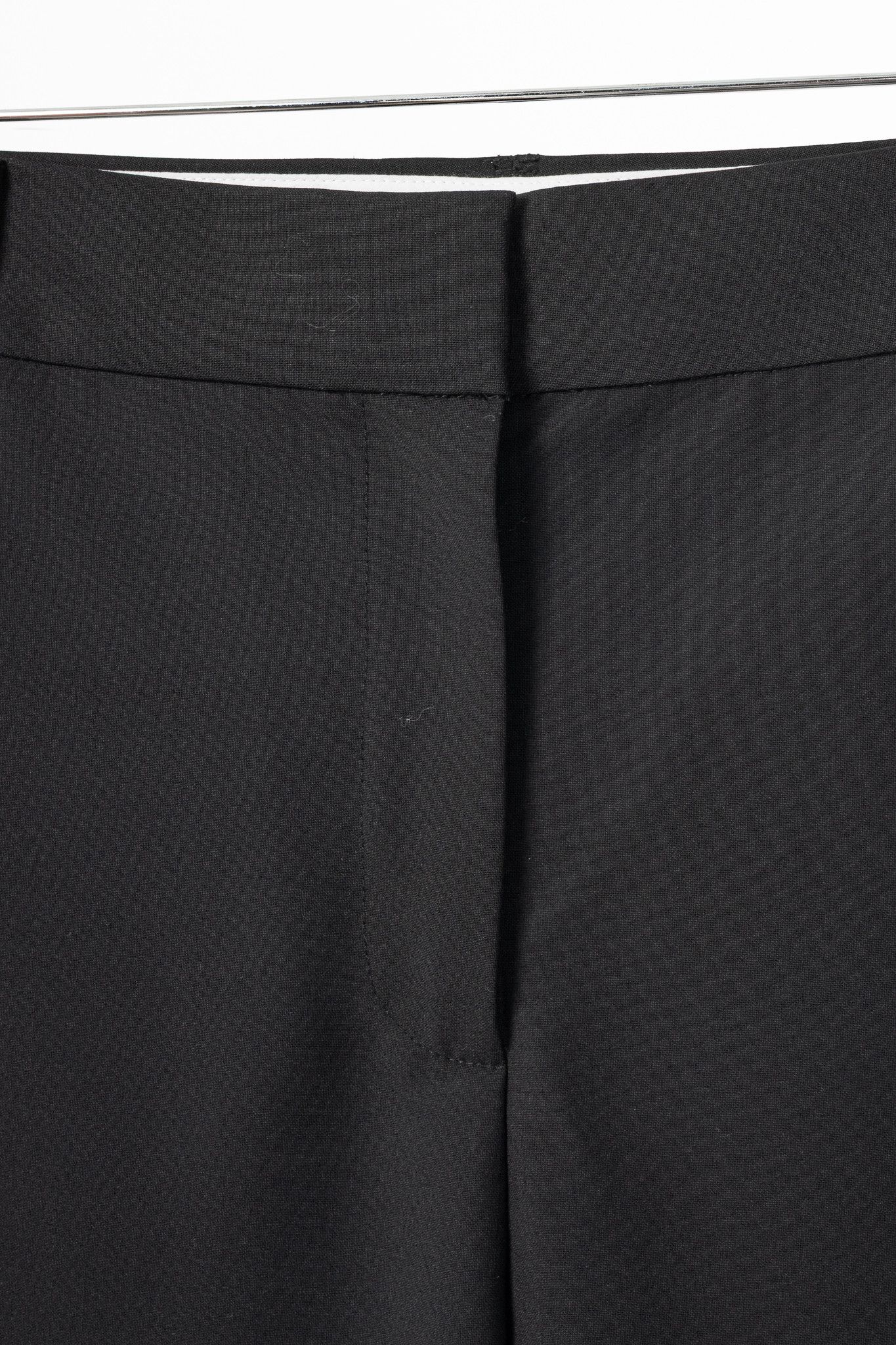 Tibi Tibi Black Tropical Wool Sculpted Trouser Size 27" / US 4 / IT 40 - 6 Thumbnail