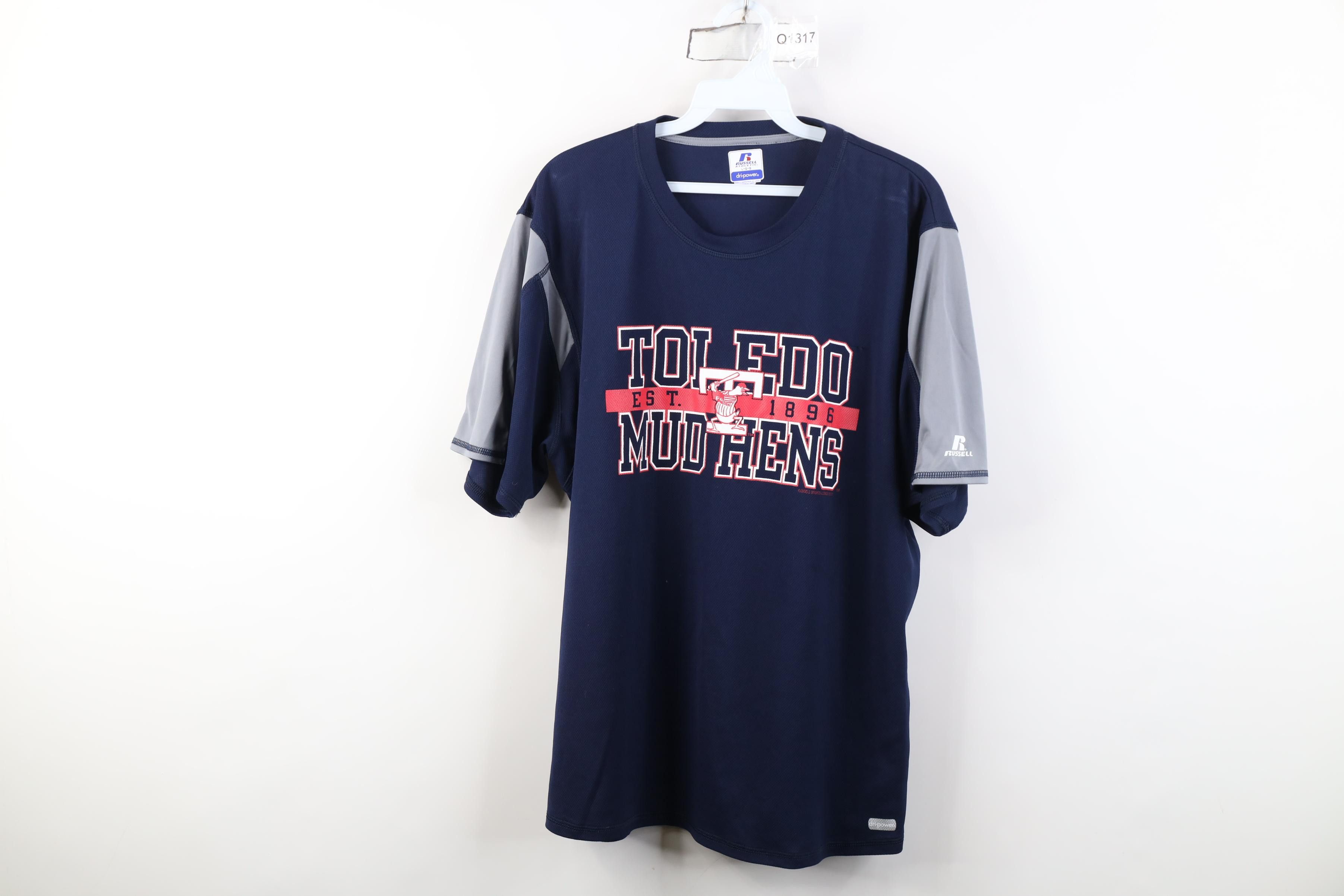 Russell Athletic Y2K Russell Athletic Minor League Toledo Mud Hens T-Shirt Size US L / EU 52-54 / 3 - 1 Thumbnail