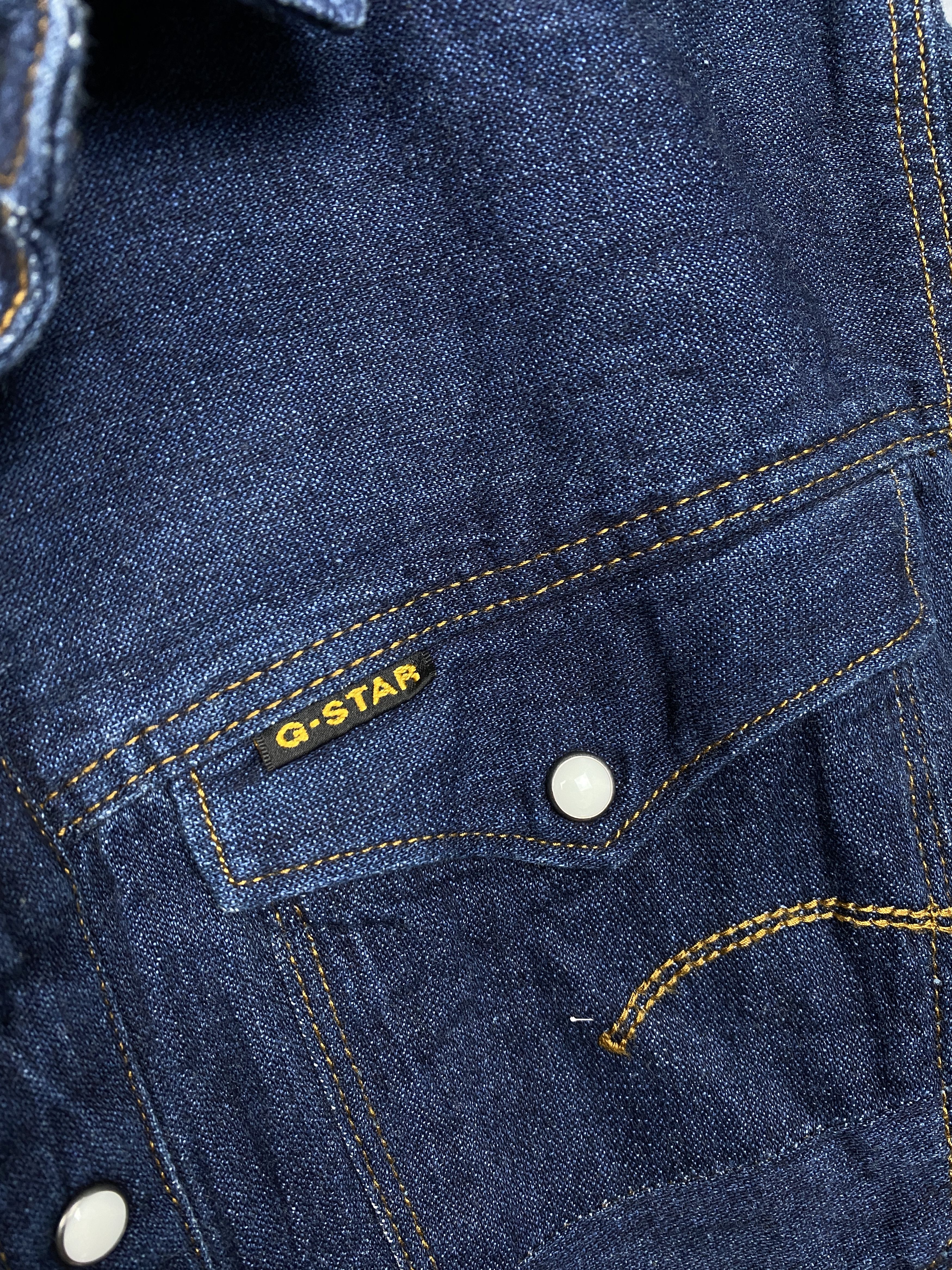 G-Star G Star Raw Mens Arc 3D Denim Shirt Size US M / EU 48-50 / 2 - 3 Thumbnail