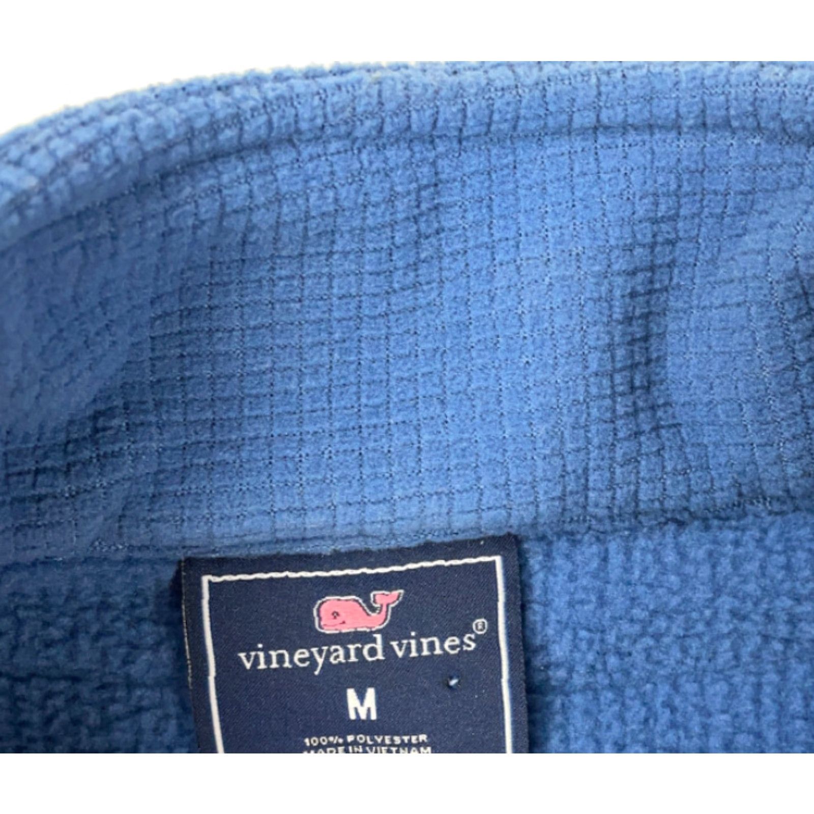 Vineyard Vines Vineyard Vines 1/4 Zip Sweater Adult Medium Blue Teal Preppy Classic Jersey Knit Pullover Mens Size US M / EU 48-50 / 2 - 4 Thumbnail