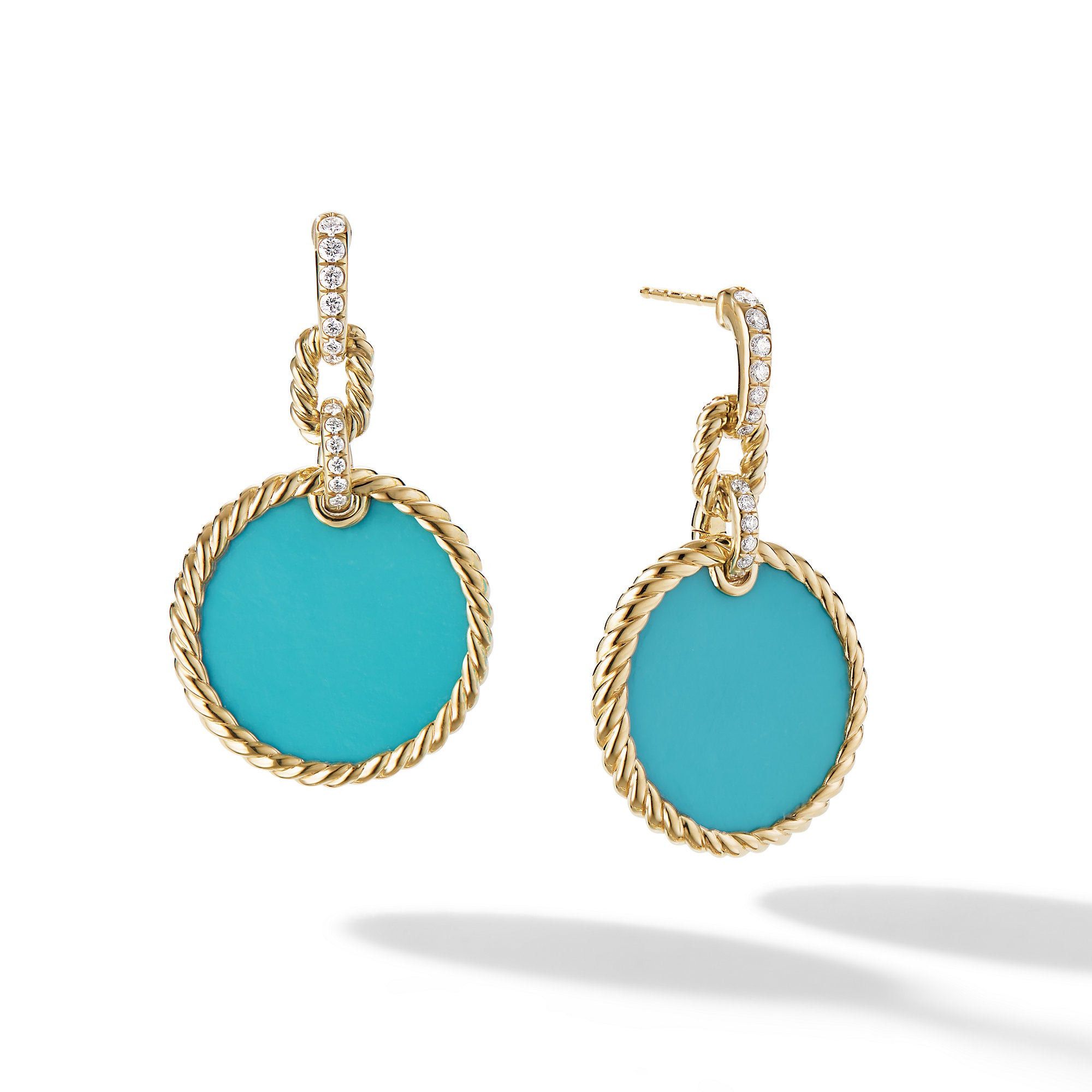 David Yurman o1w1db10526 E17049D/Size 7/ Drop Earrings in Golden Size ONE SIZE - 1 Thumbnail