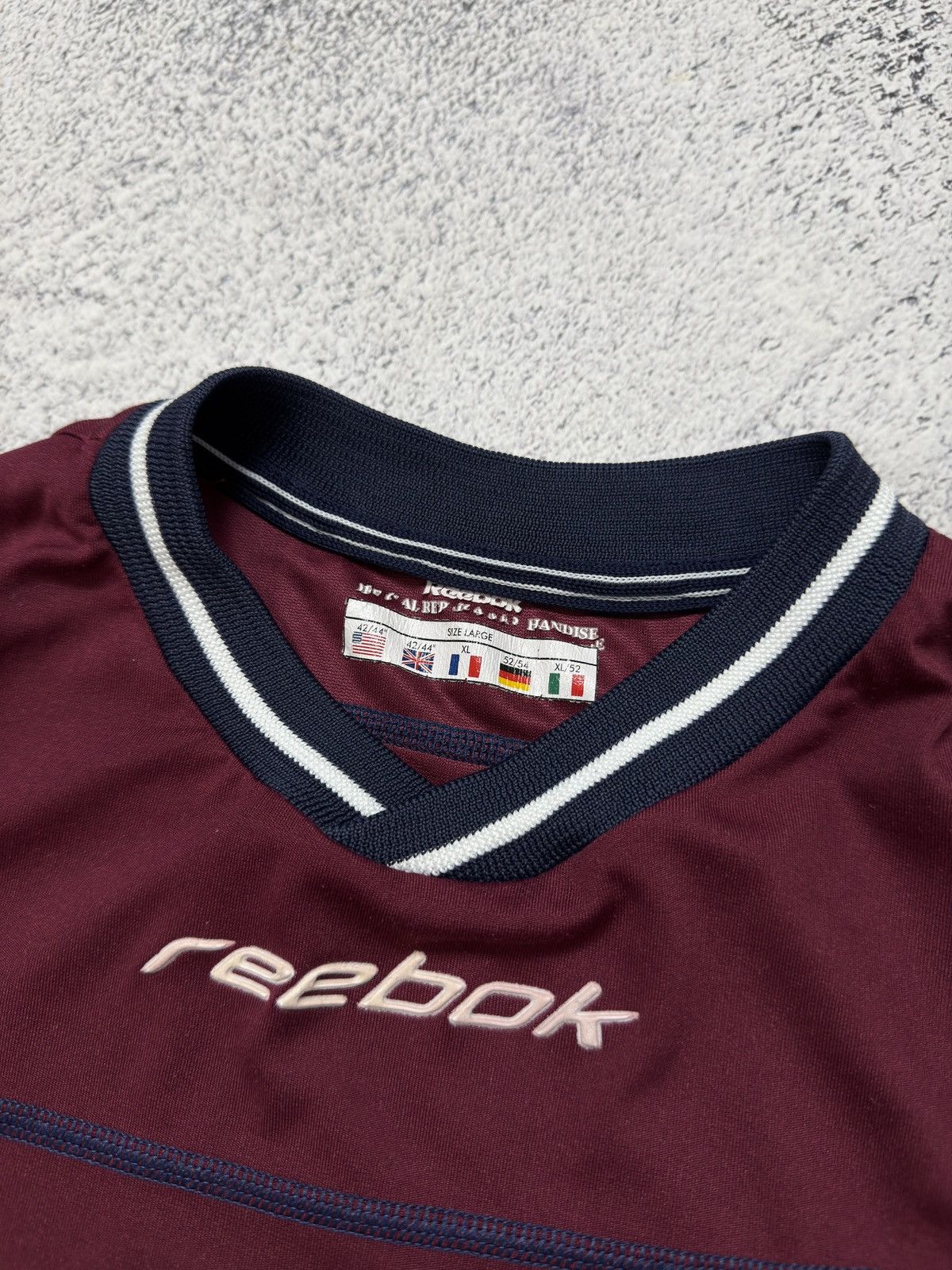 Reebok VTG Reebok Hearts of Midlothian 2002/2004 Home Shirt Jersey Size US XL / EU 56 / 4 - 9 Thumbnail
