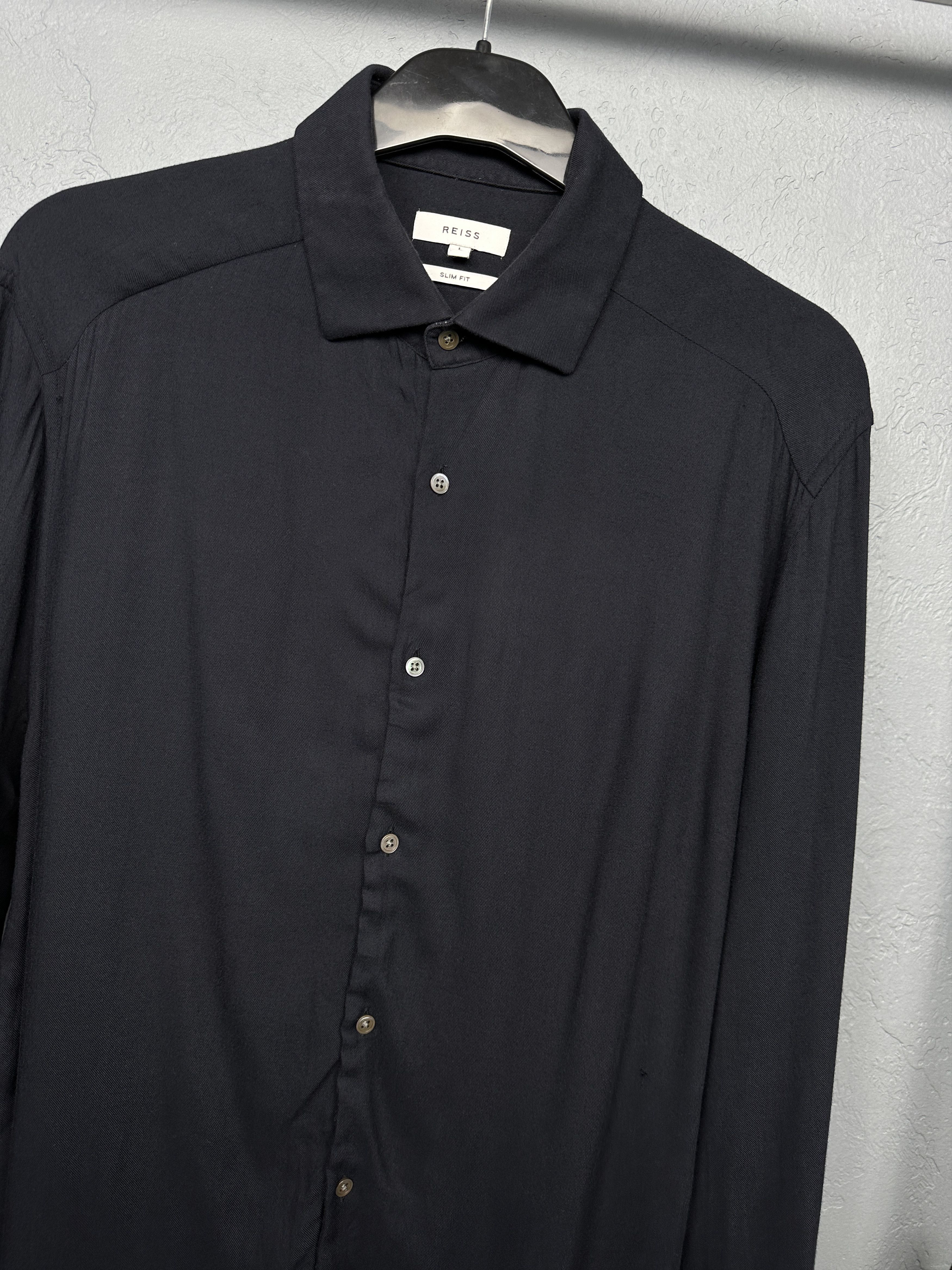 Reiss Reiss Mens Long Sleeve Shirt Slim Fit Size US L / EU 52-54 / 3 - 2 Thumbnail