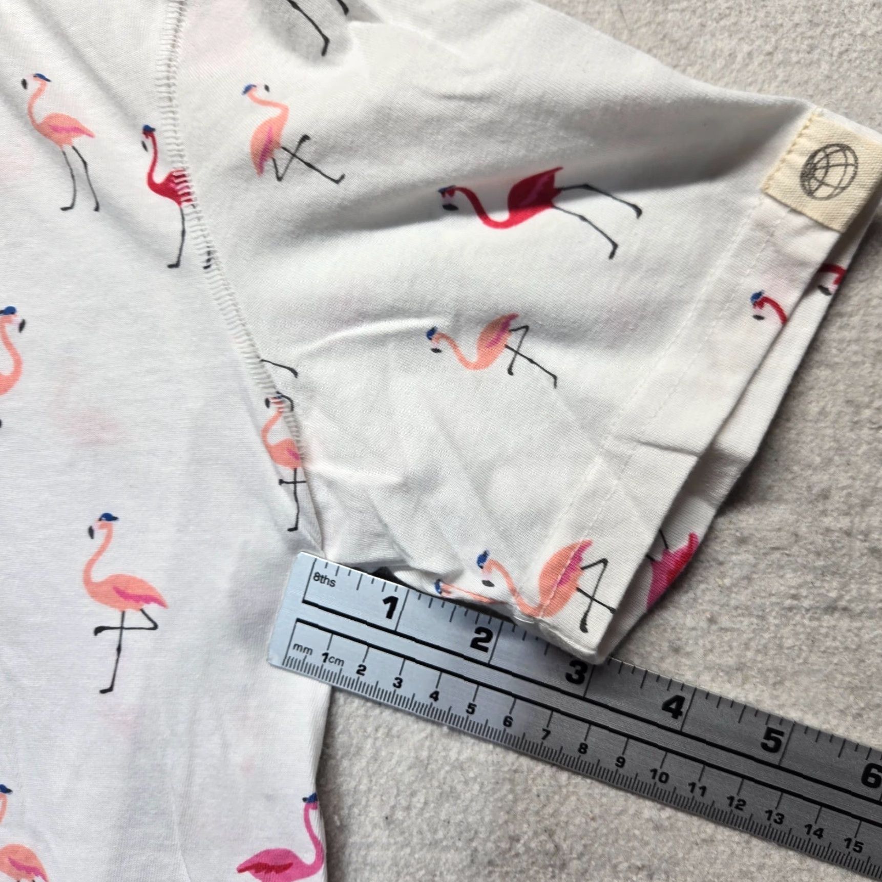 Vintage Free Planet Shirt Women White All Over Flamingos Short Sleeve Adult Small XS? Size S / US 4 / IT 40 - 5 Thumbnail