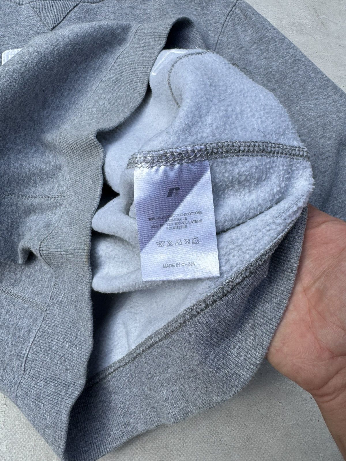 Russell Athletic Vintage Russel Athletic Y2k Baggy fit Gray Sweatshirt Size M / US 6-8 / IT 42-44 - 5 Thumbnail